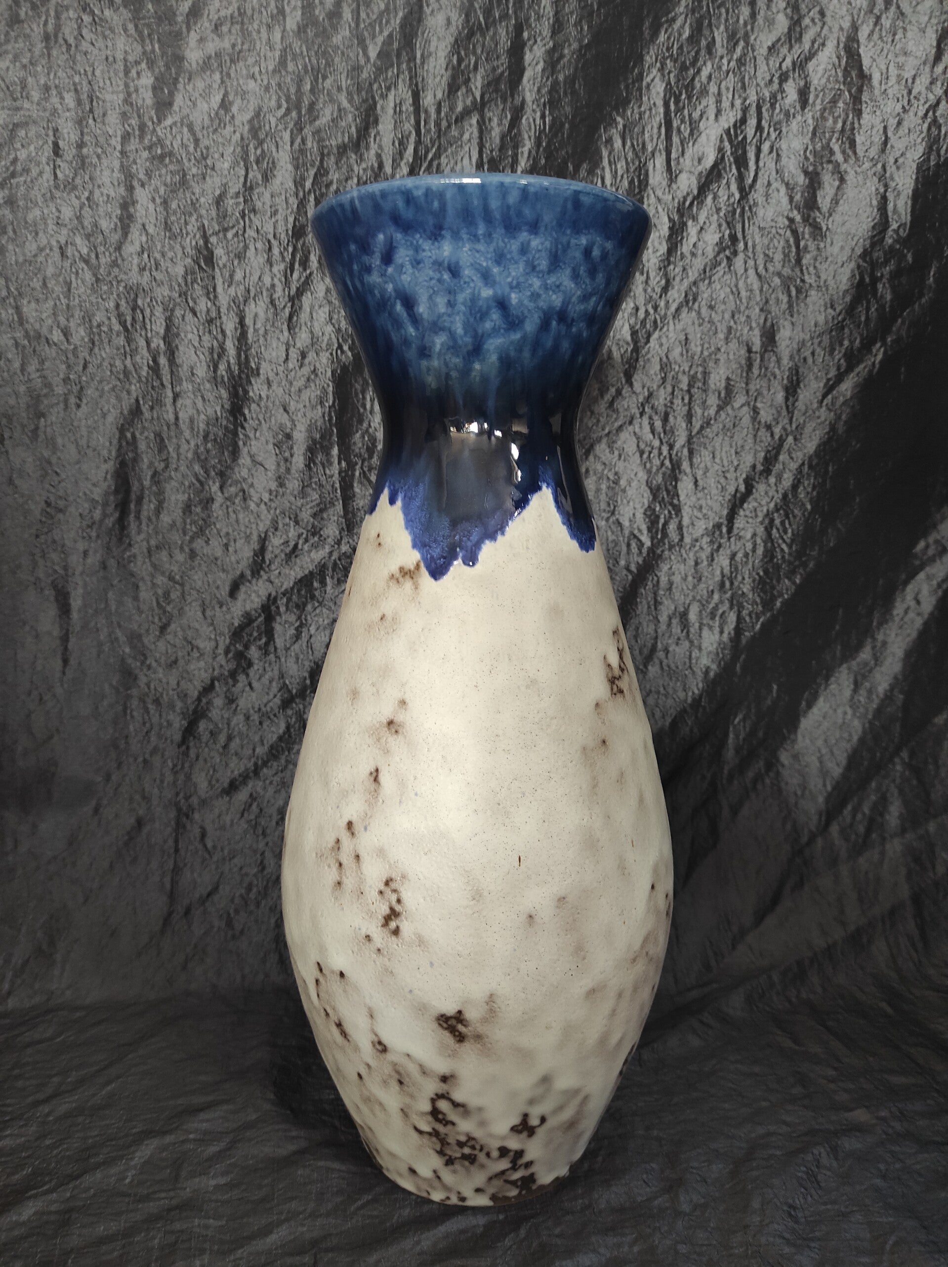 Vintage 432/40 Vase Keramik Blau 