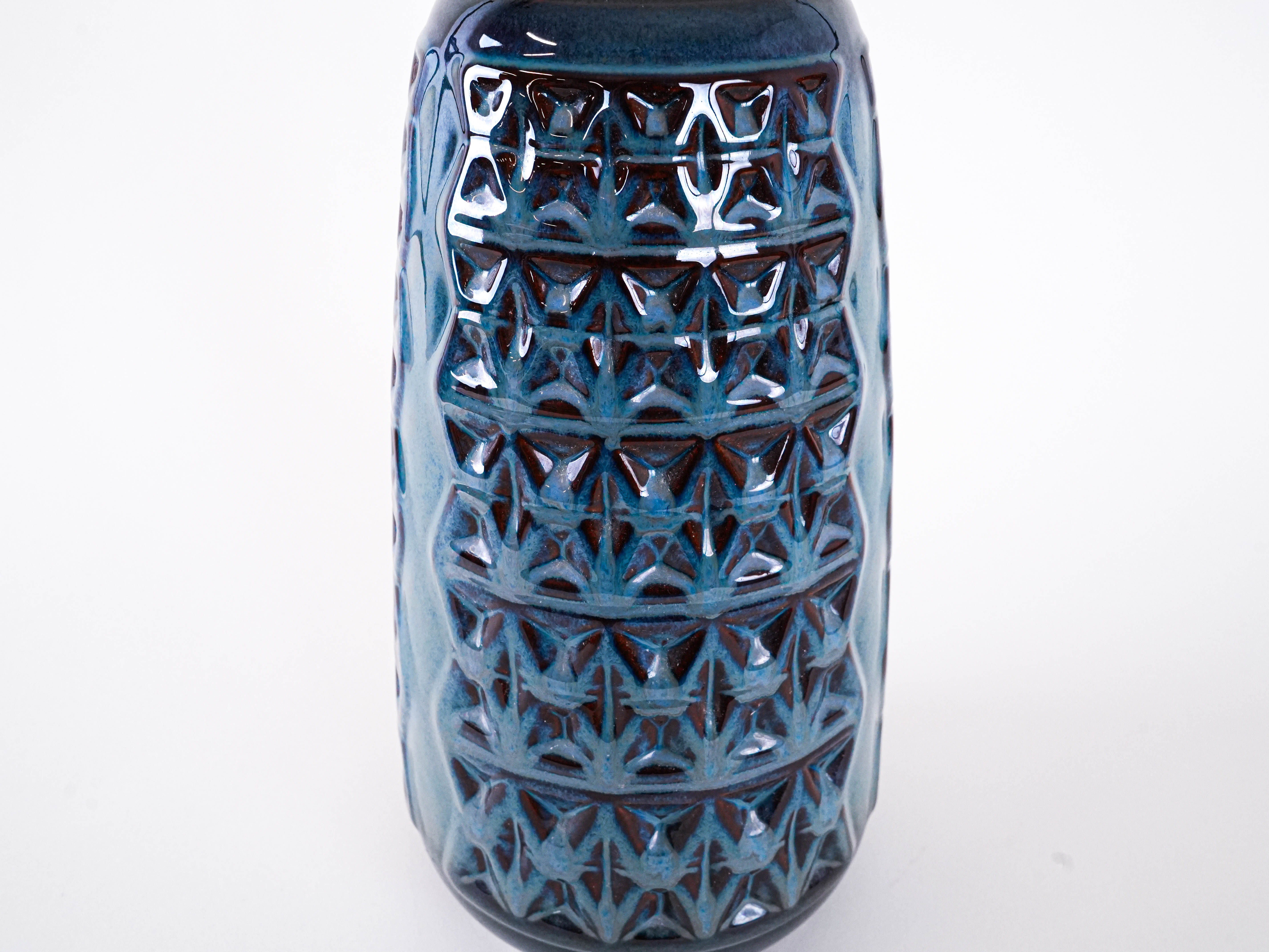 Keramikvase Blau