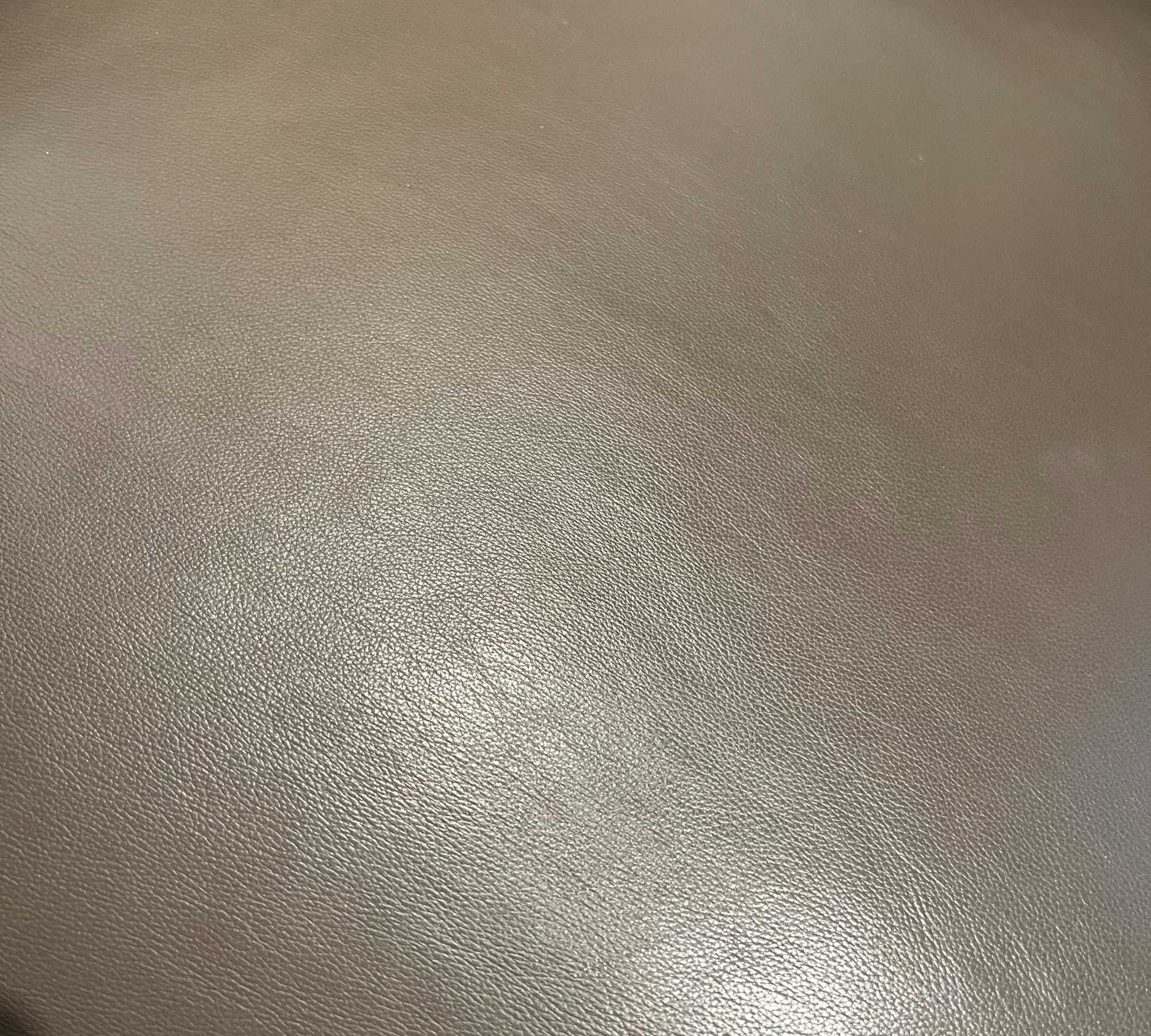 Ecksofa Leder Braun Khaki 