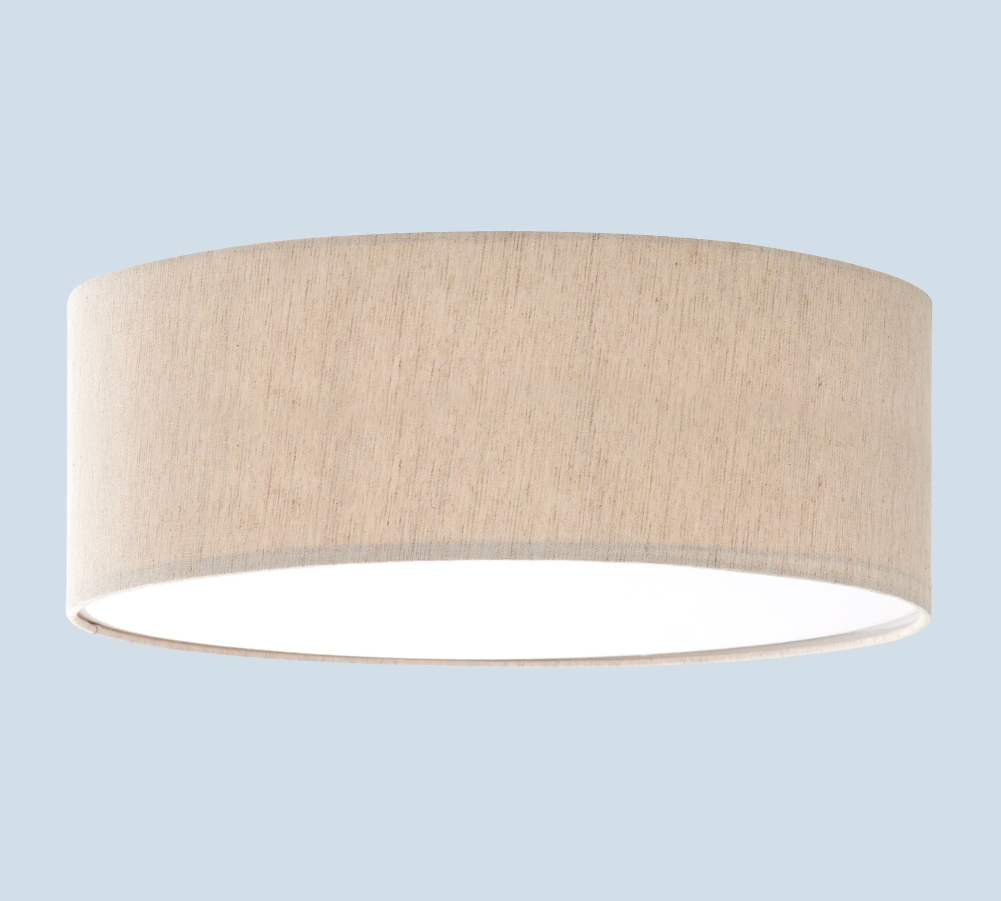 LED-Deckenleuchte Leinen Beige