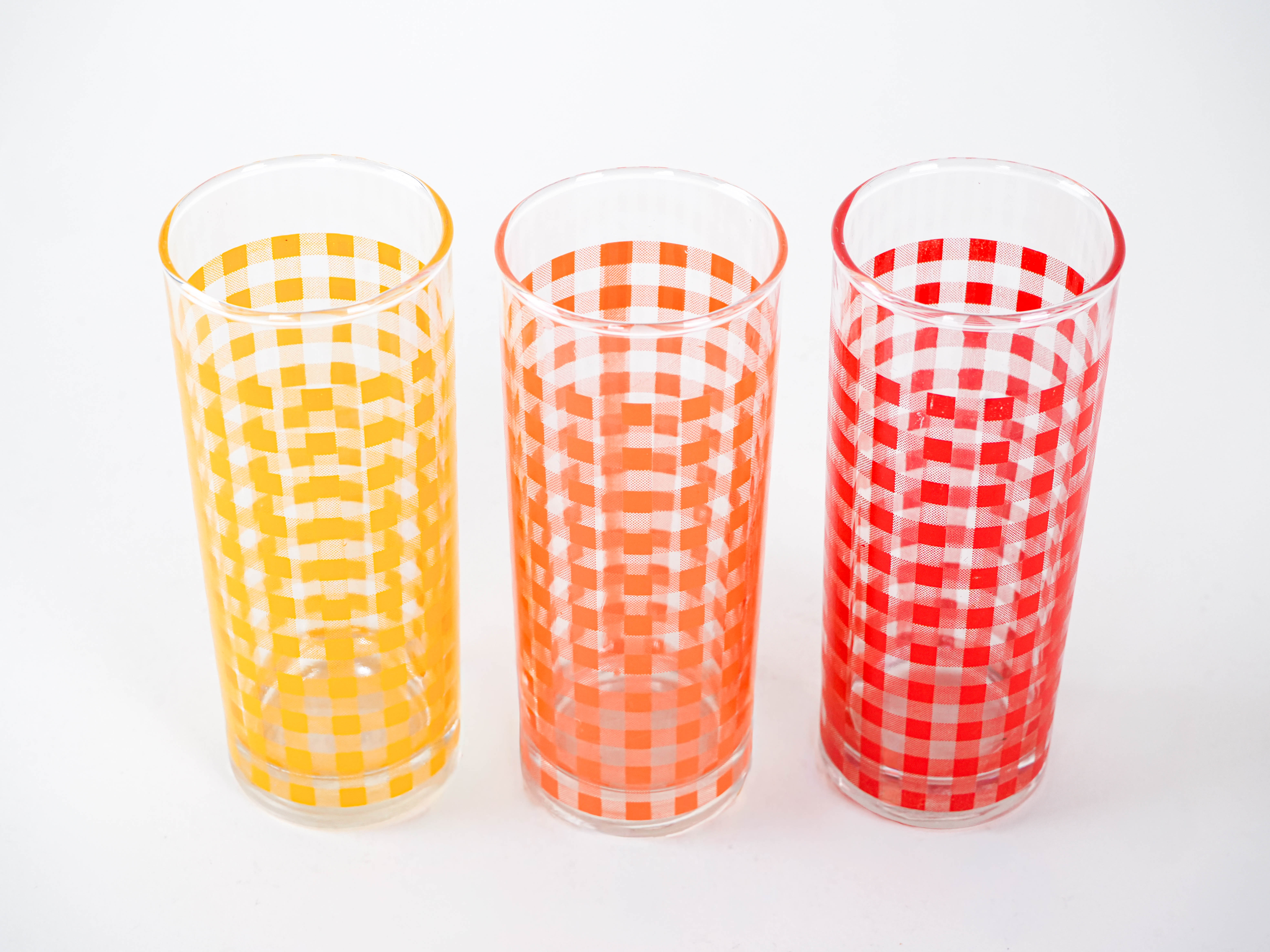 Dreier-Set Gläser 1970er Jahre