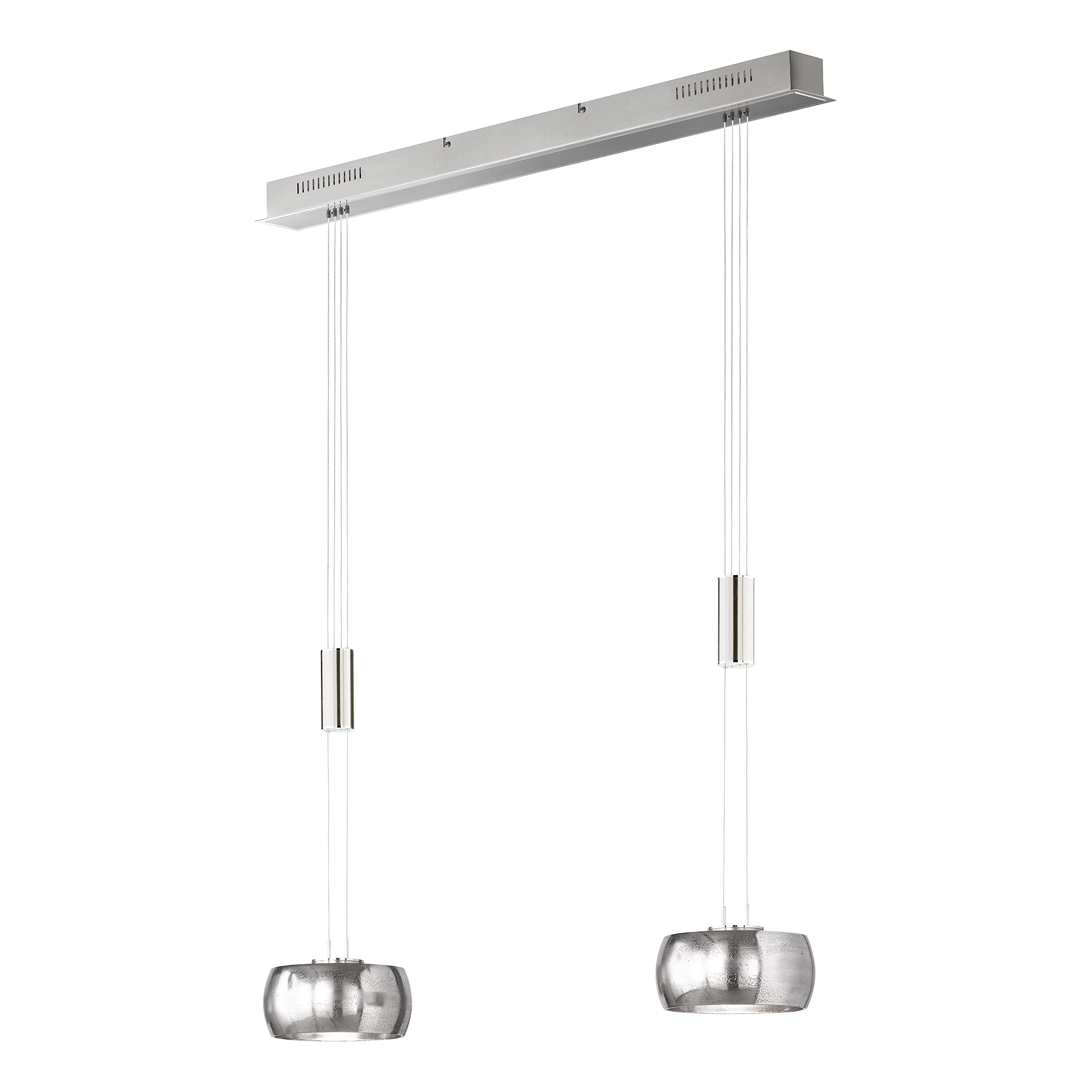 LED-Pendelleuchte Colette Eisen Chrom