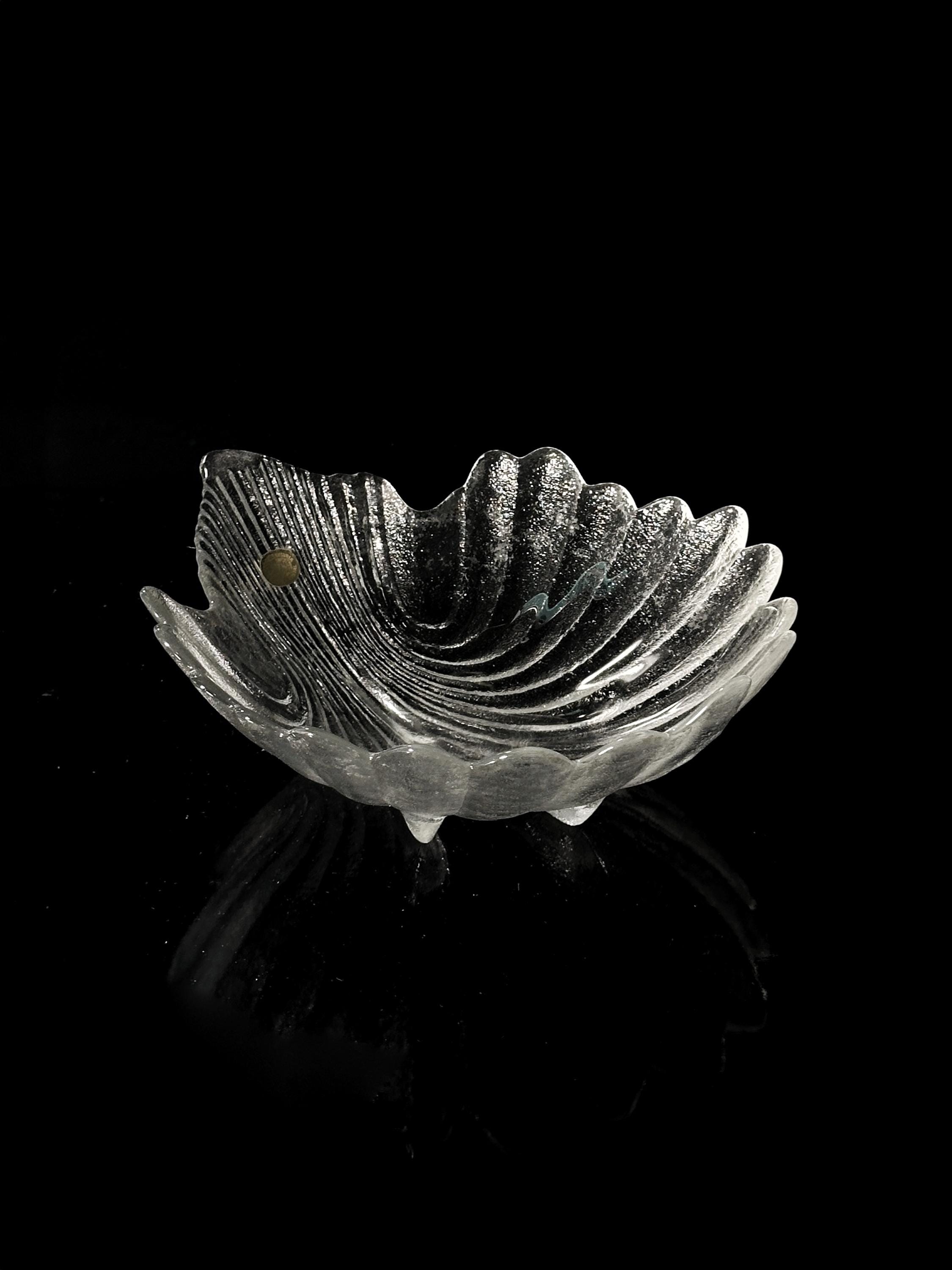 Shell Bowl Glass 1980s