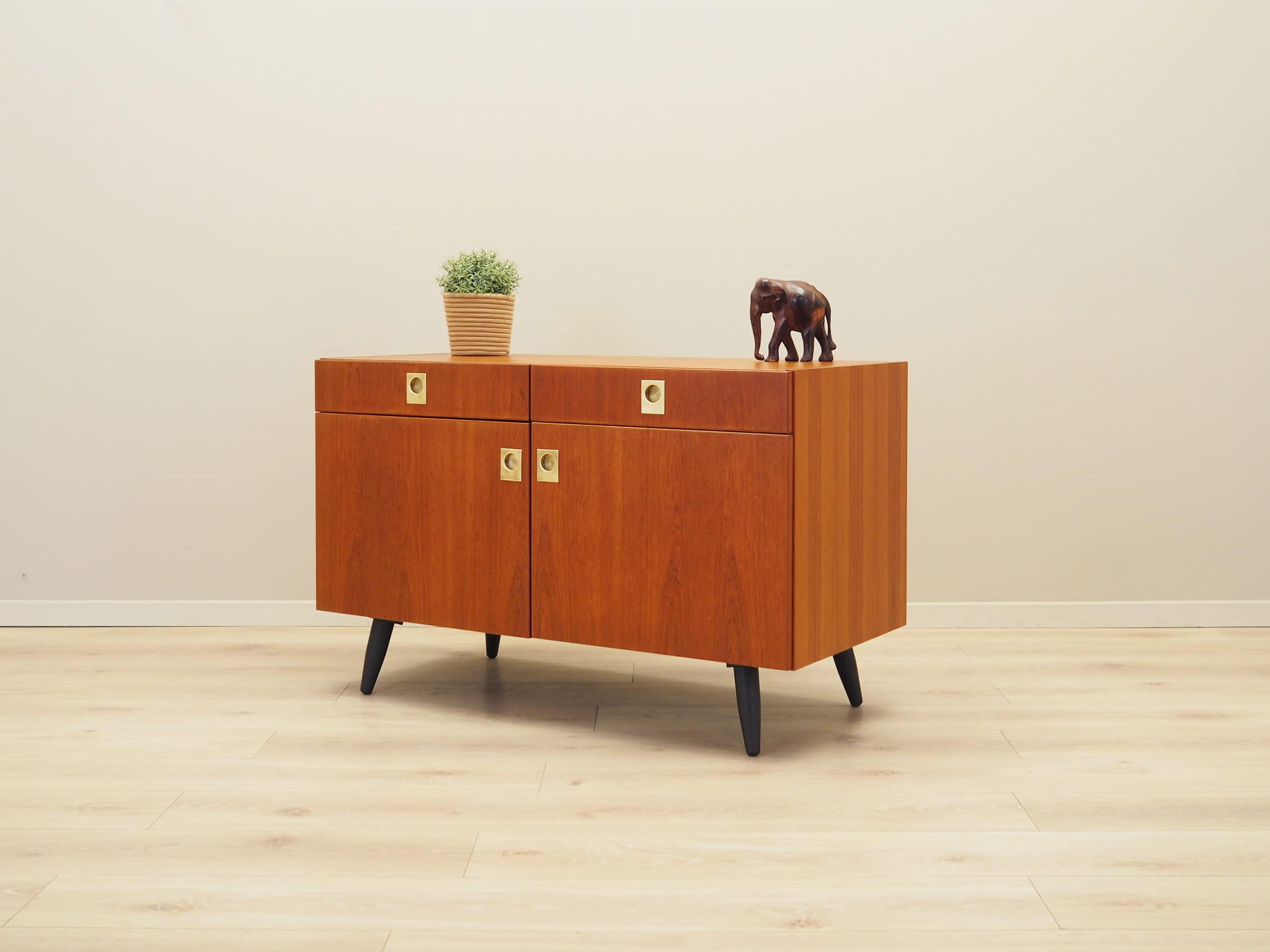 Schrank Holz Braun 1970er Jahre