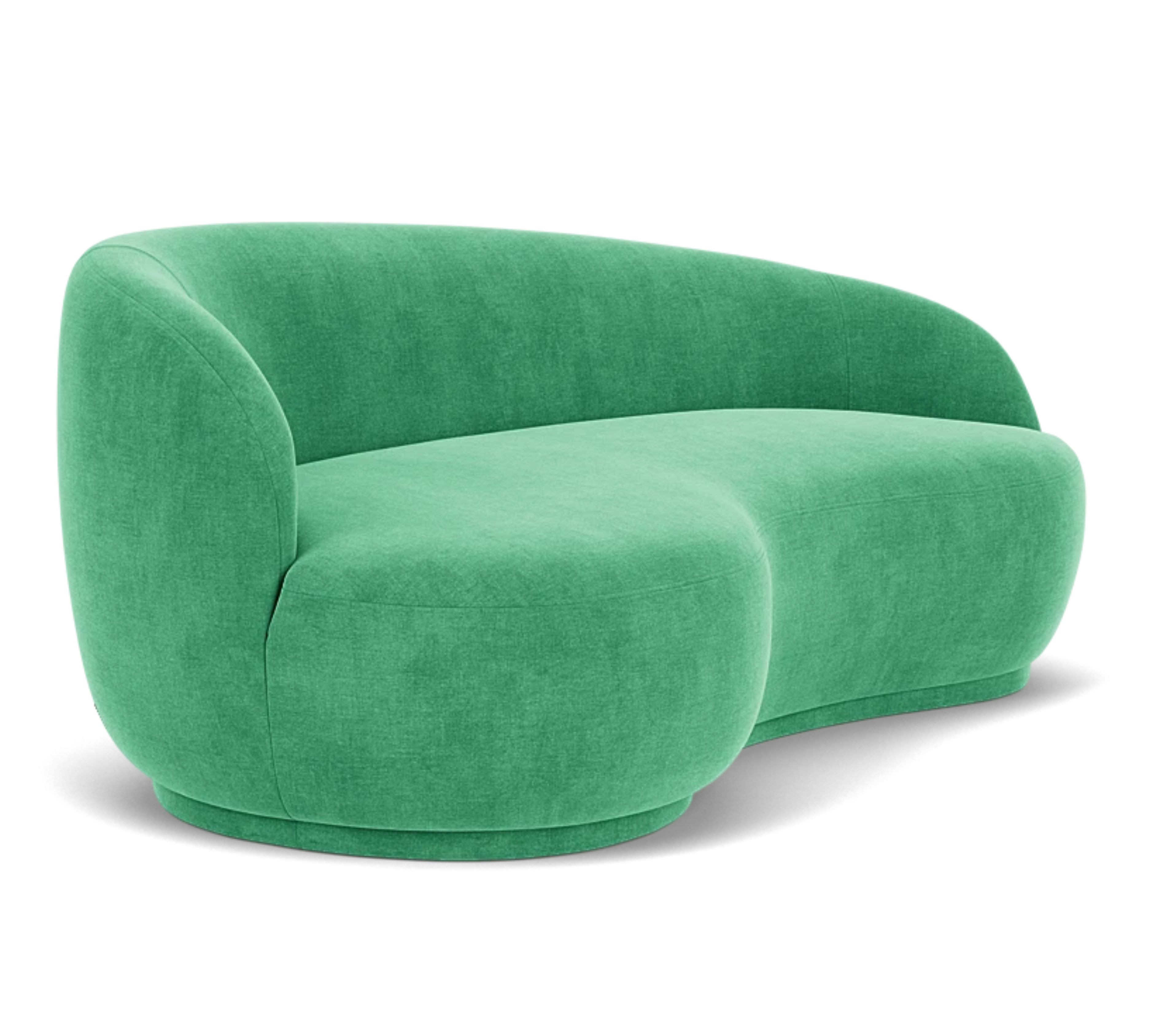Rose Sofa 2,5-Sitzer Links Moss Grass Green