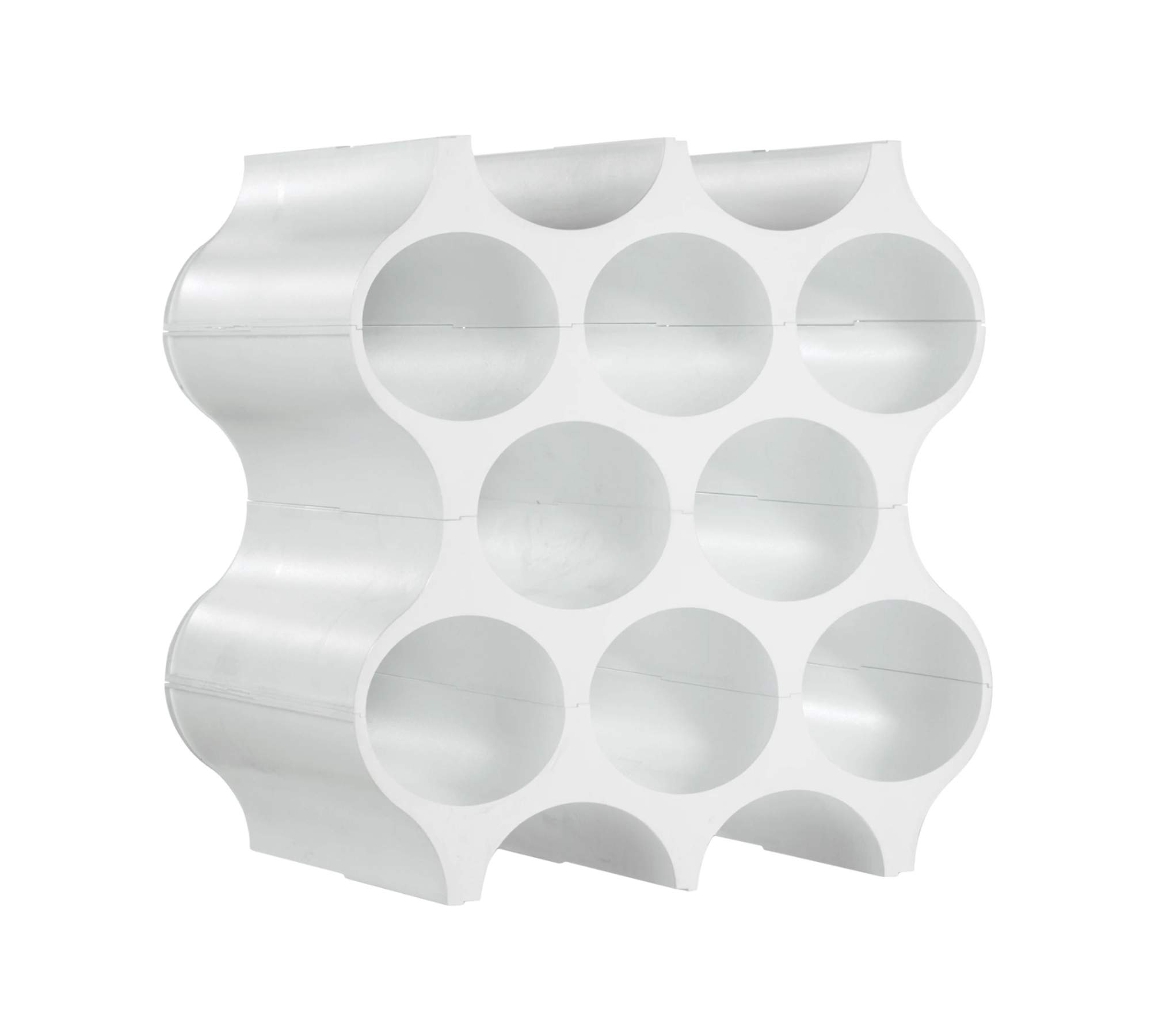 Weinregal Kunststoff Weiß