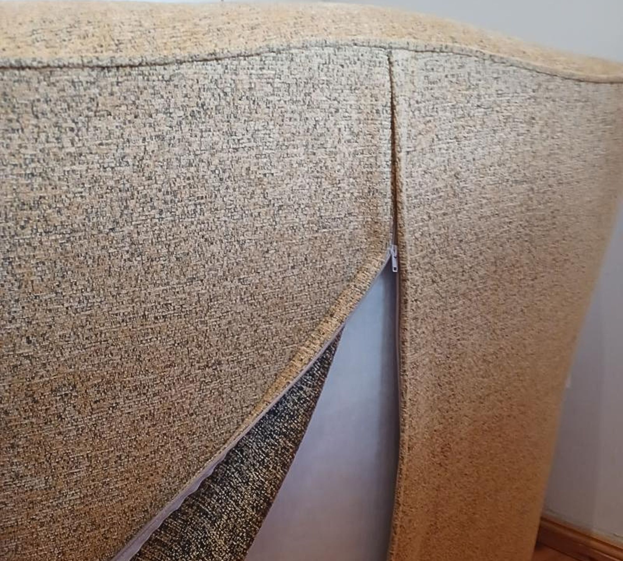 Sessel Textil Holz Gelb