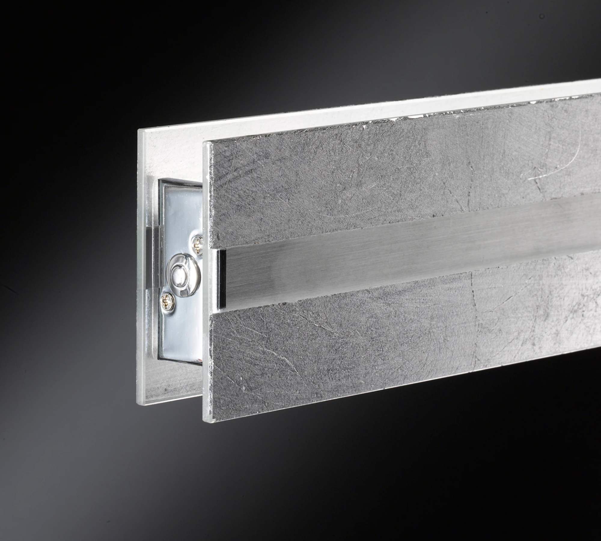 LED Pendelleuchte 2-flammig Kunststoff Aluminium