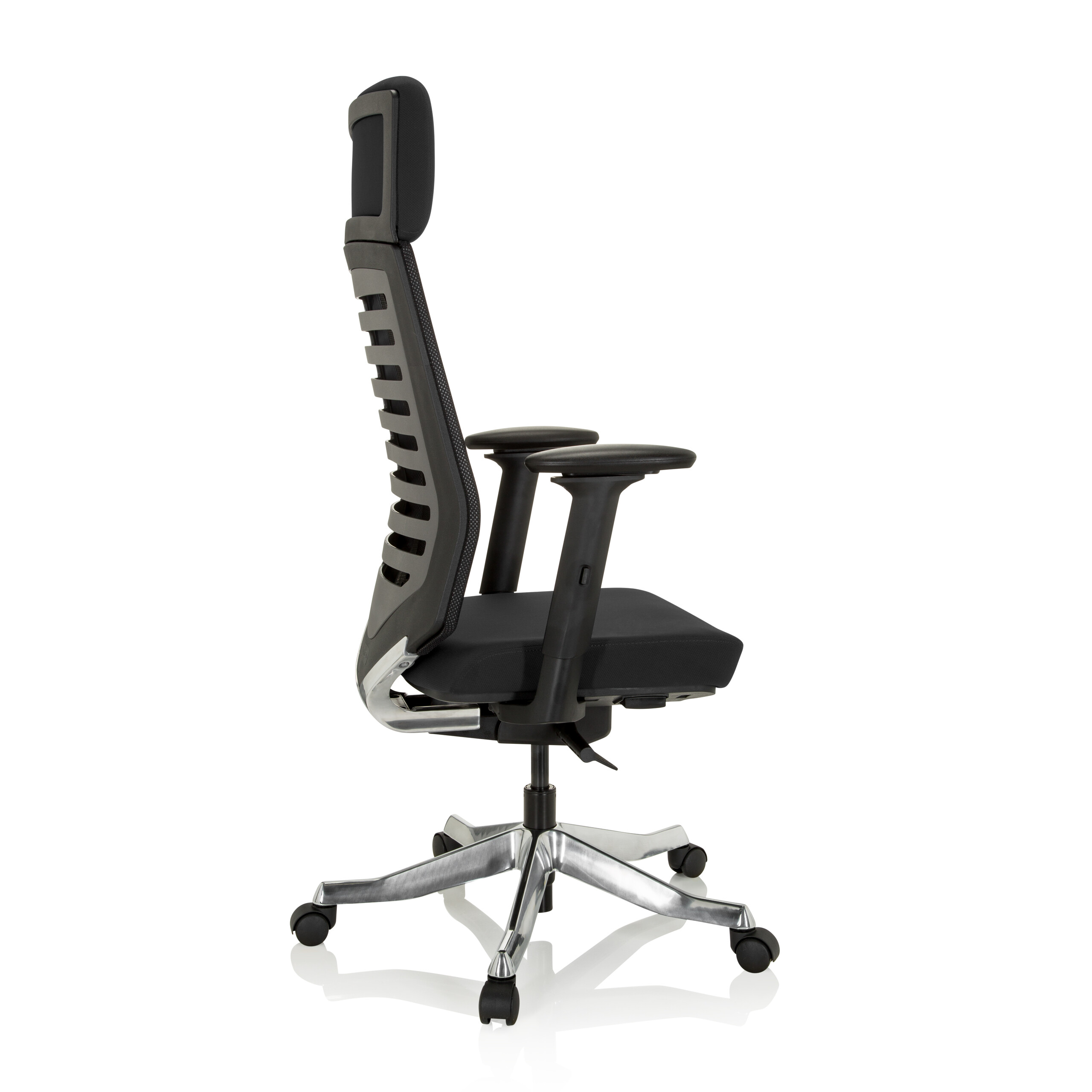 ASGON Bürostuhl Stoff Schwarz