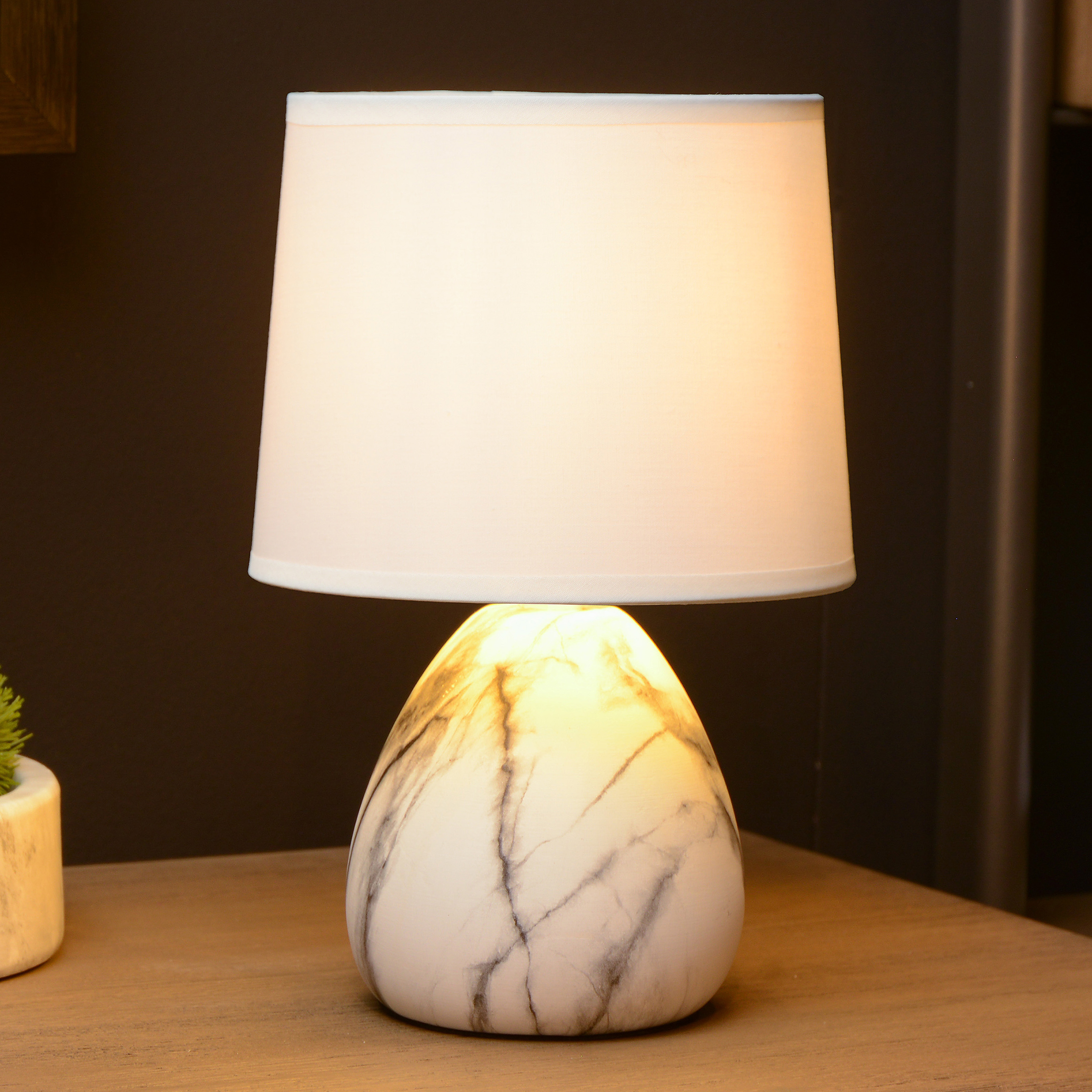 Marmo Table Lamp Ceramic Black