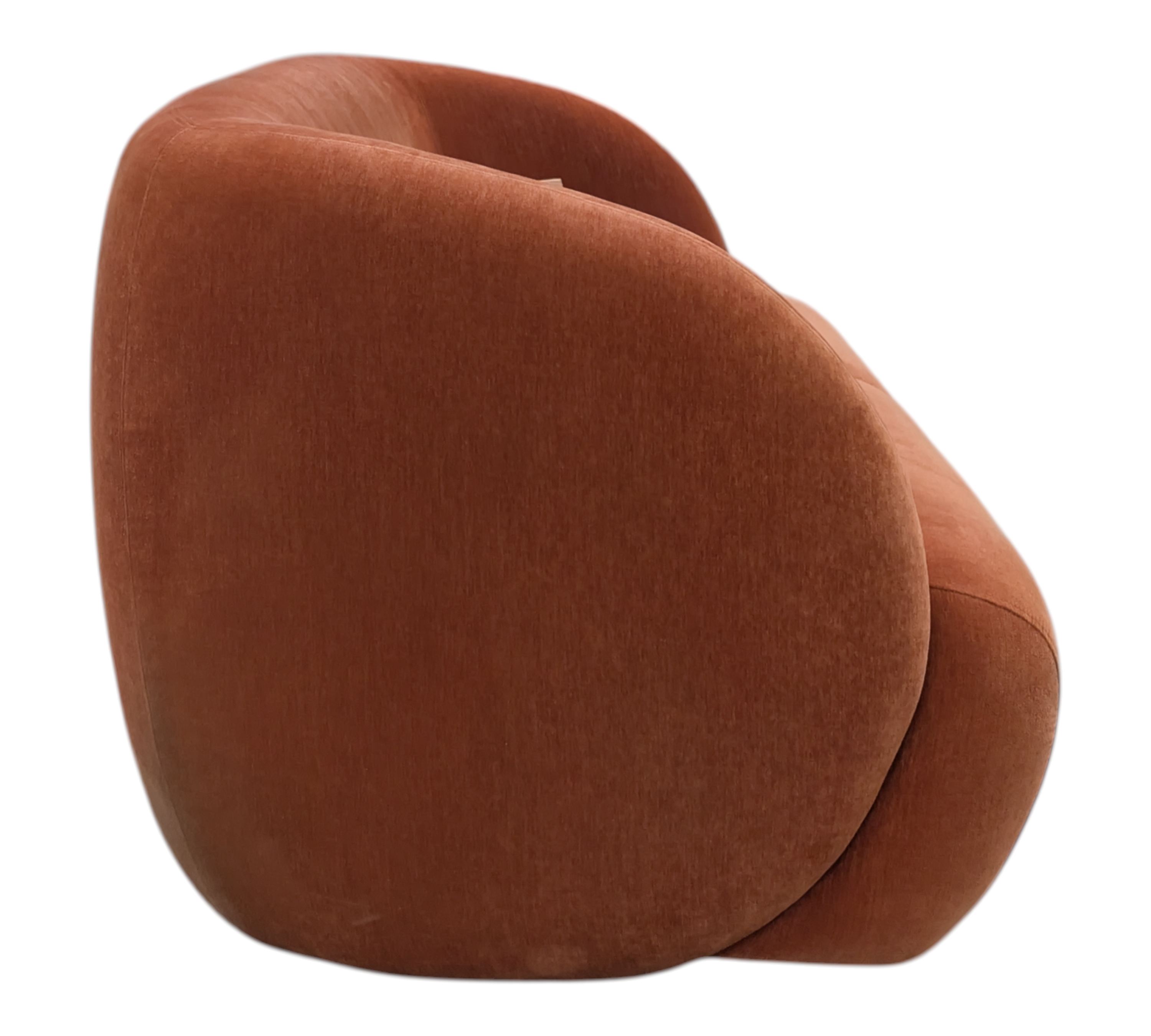 Design-Award-Winning Paula Sofa 3-Sitzer Moss Rust