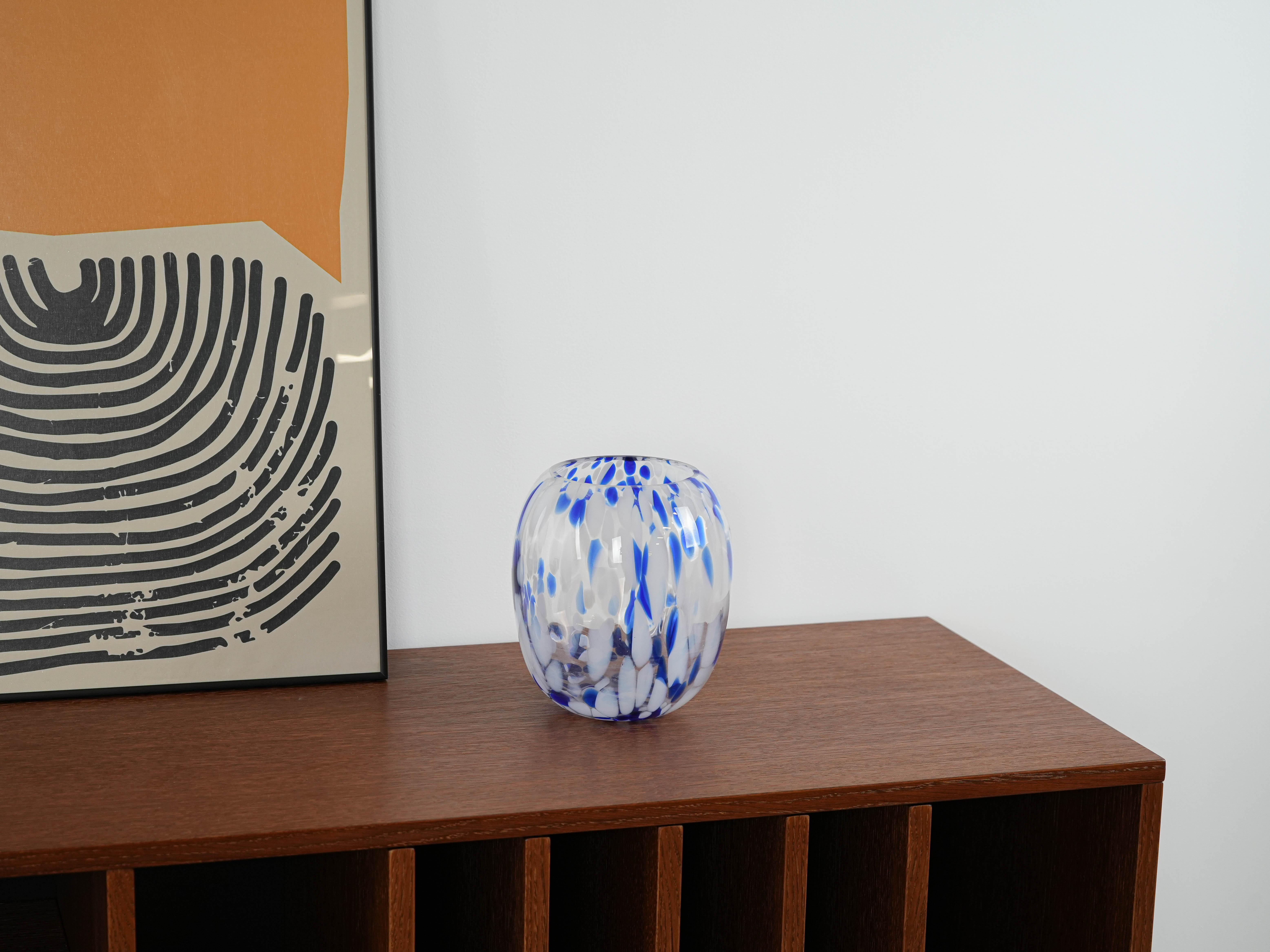 Glass vase 1970s
