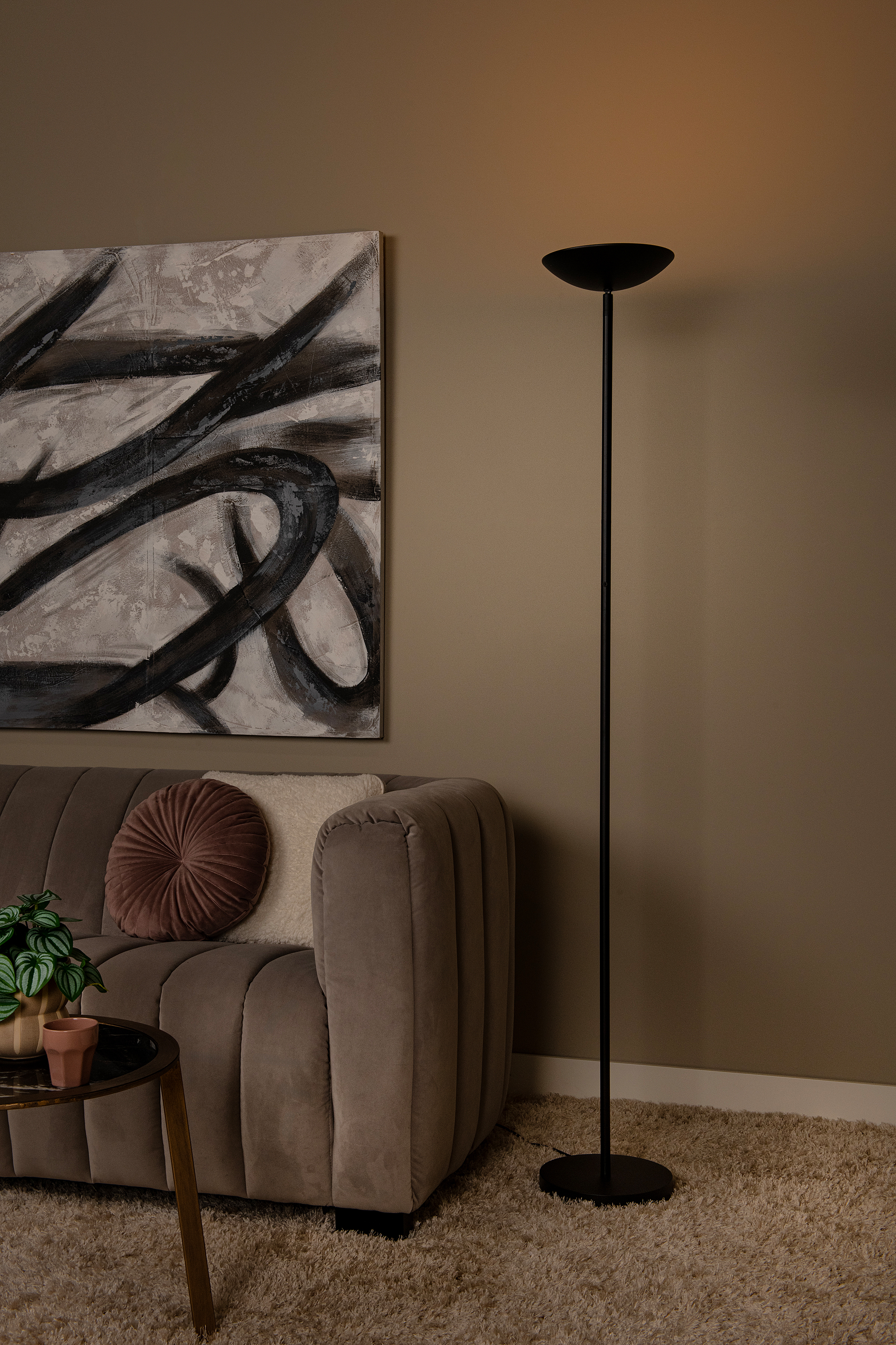 Zenith Type B LED floor lamp Iron Black