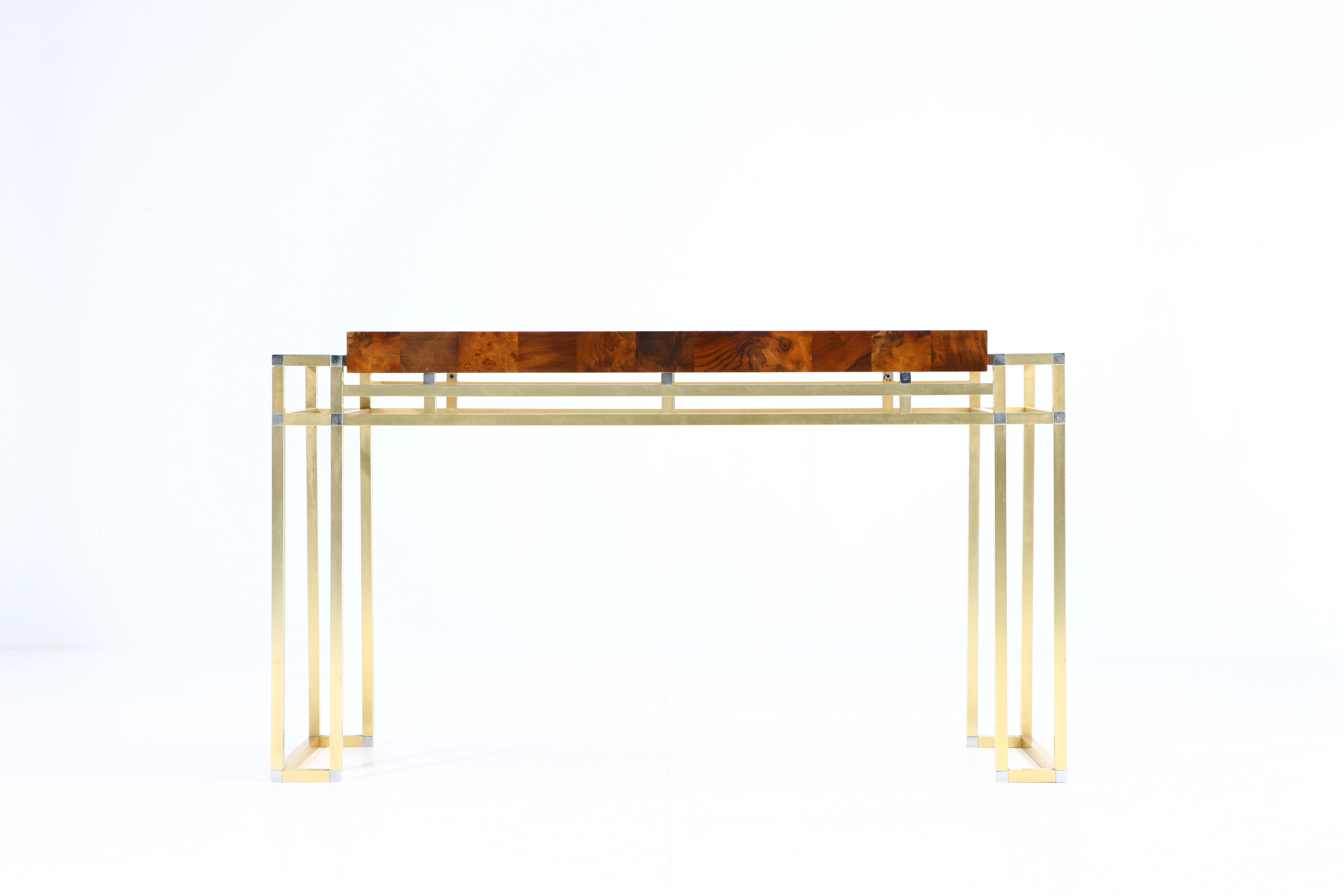 Console table brass 1970s