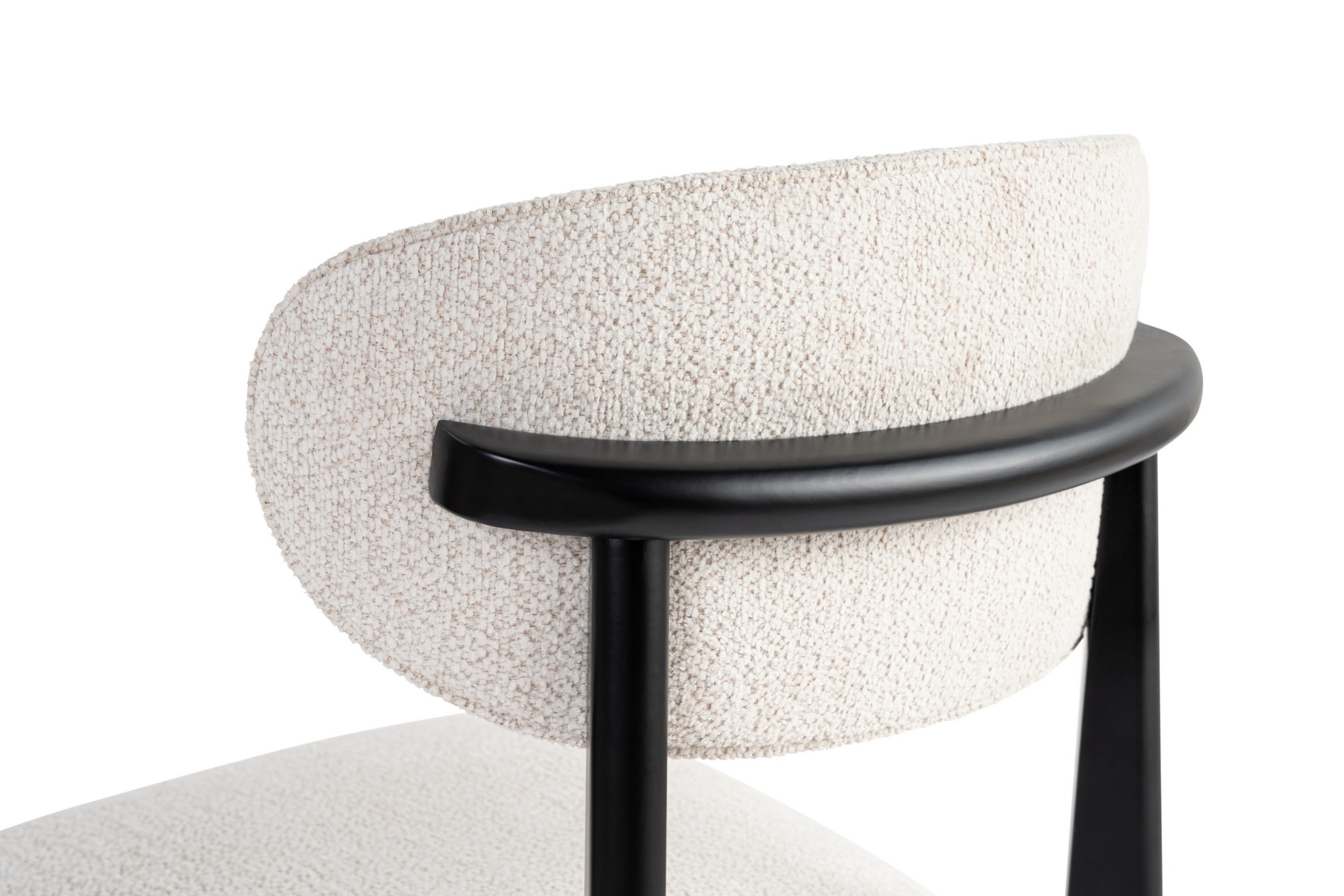 2x Lionte Dining Chair Wood Veneer White