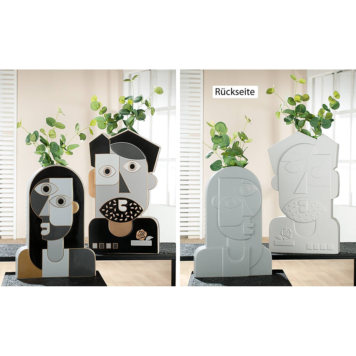 Picasso Vase Keramik Weiß