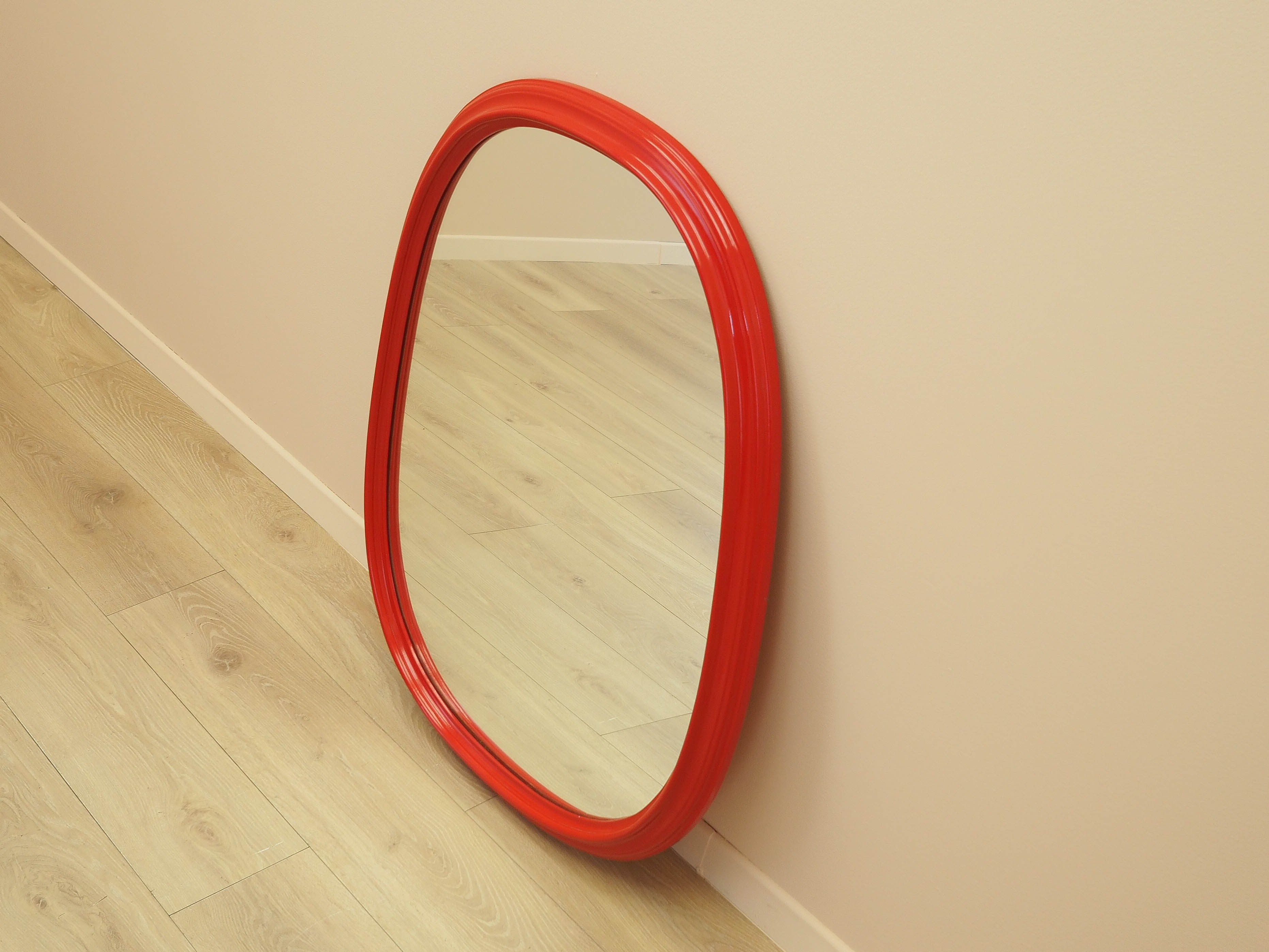 Mirror 1970s Red