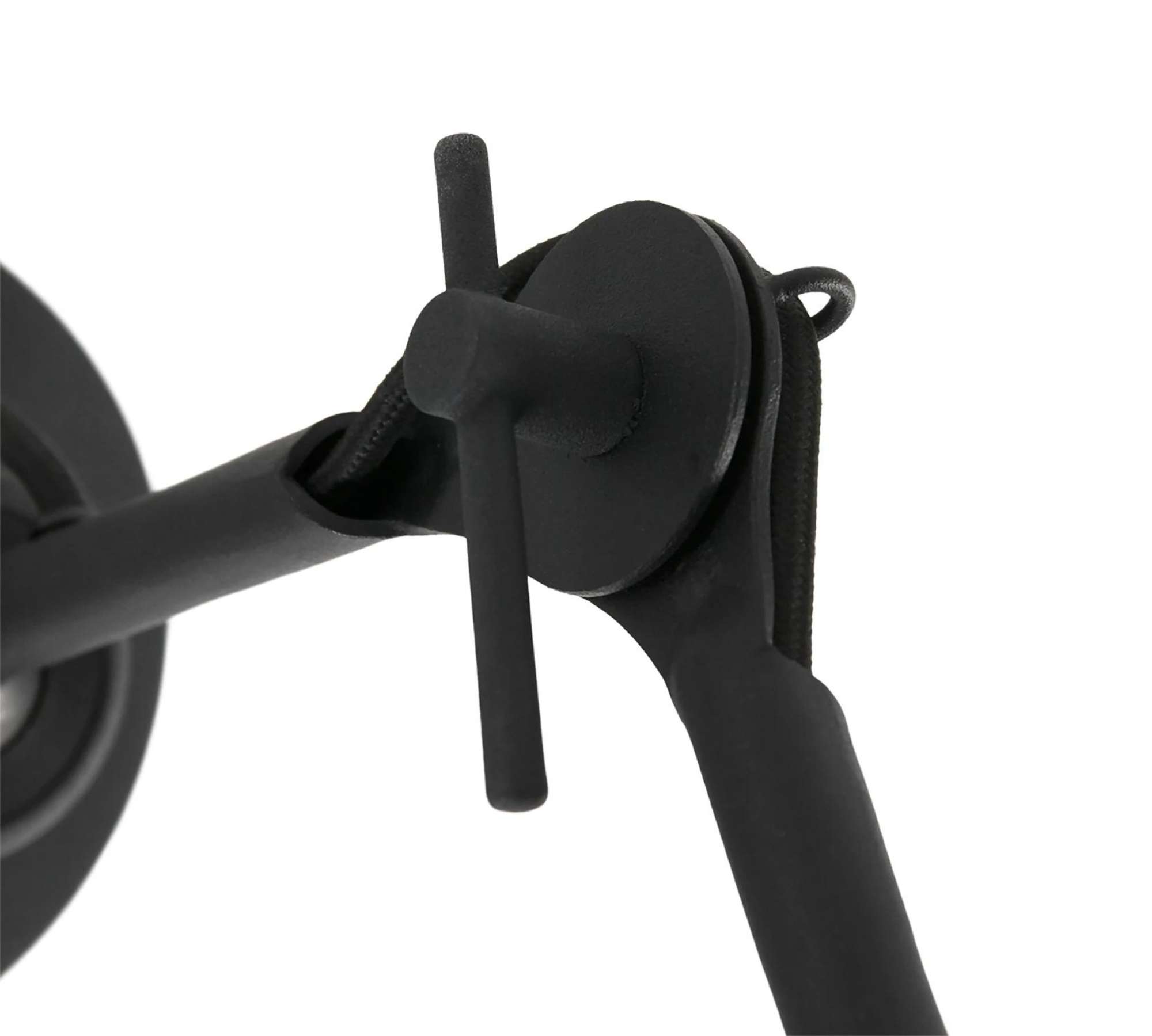 Wall lamp metal black 1-light