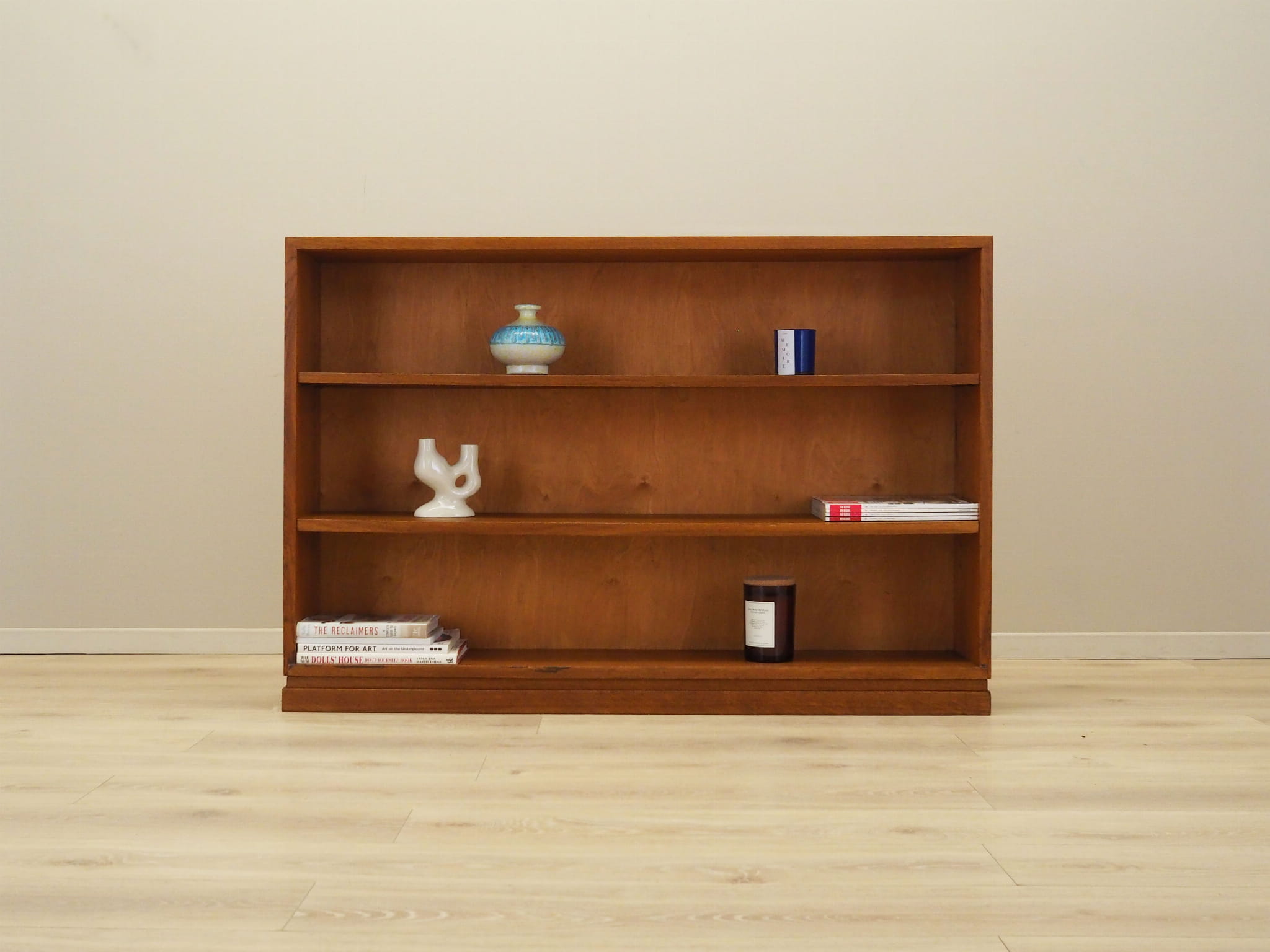 Bücherregal Eiche 1960er Jahre