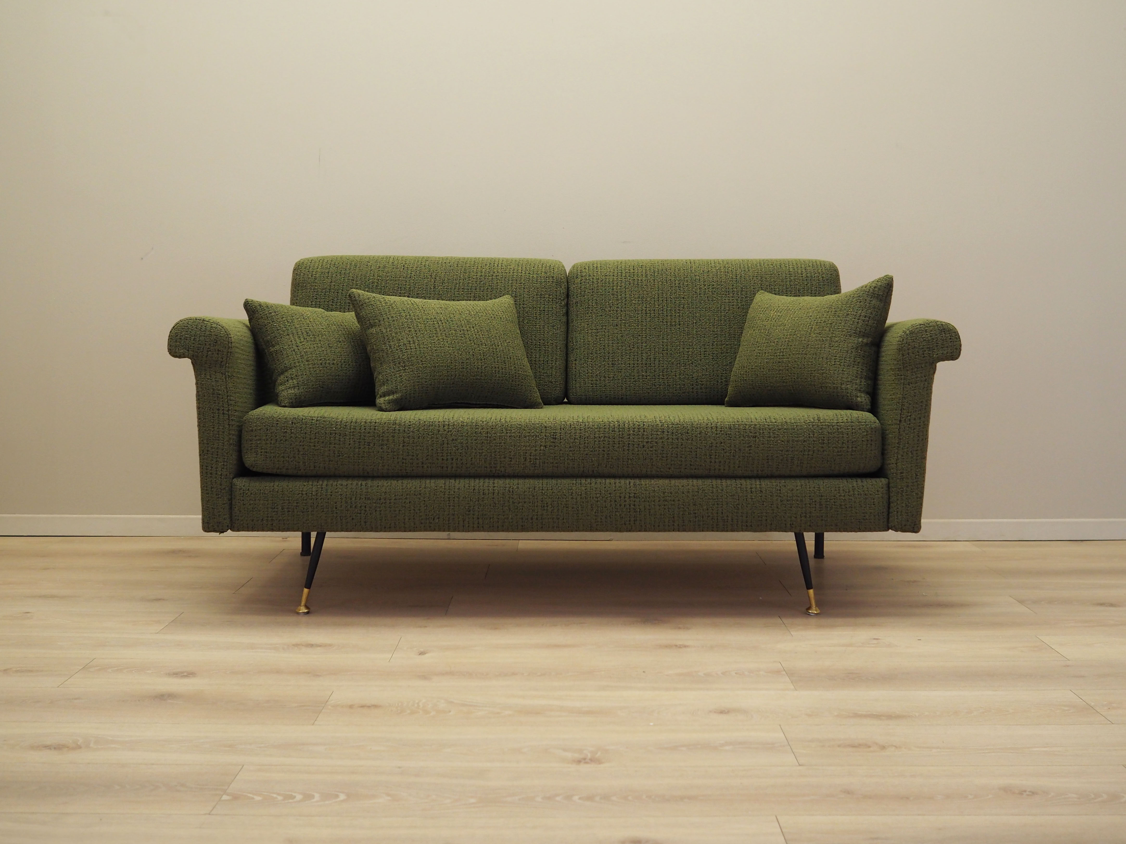 2-Sitzer Sofa Grün 1960er Jahre