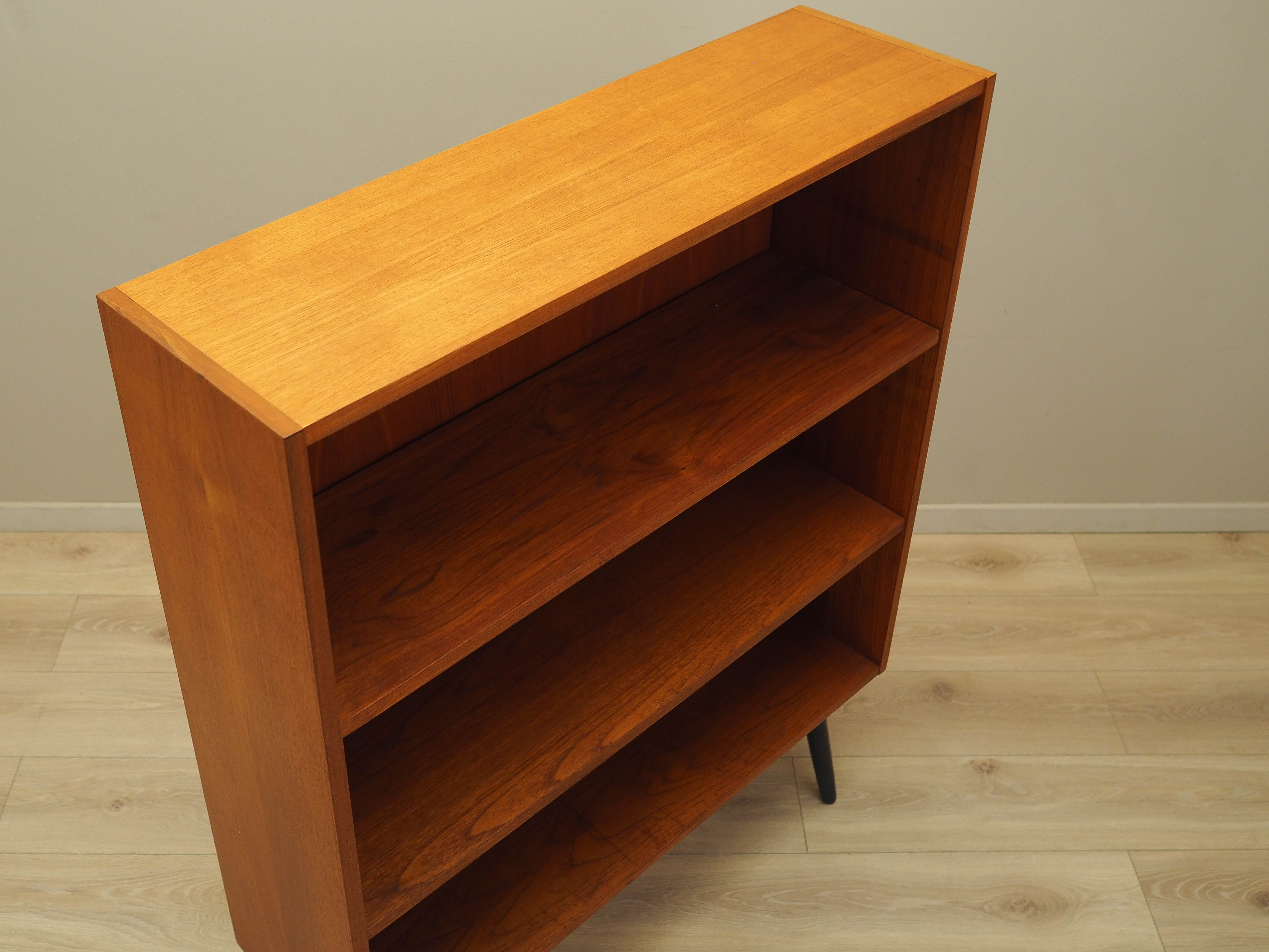 Teak-Bücherregal Braun 1970er Jahre