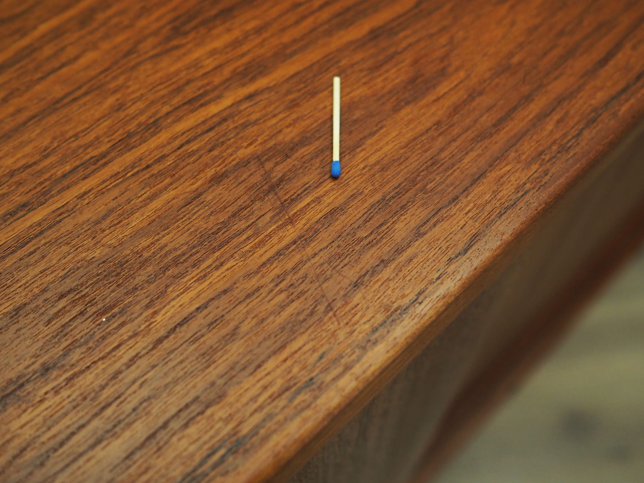 Vintage Highboard Teakholz Braun 1970er Jahre