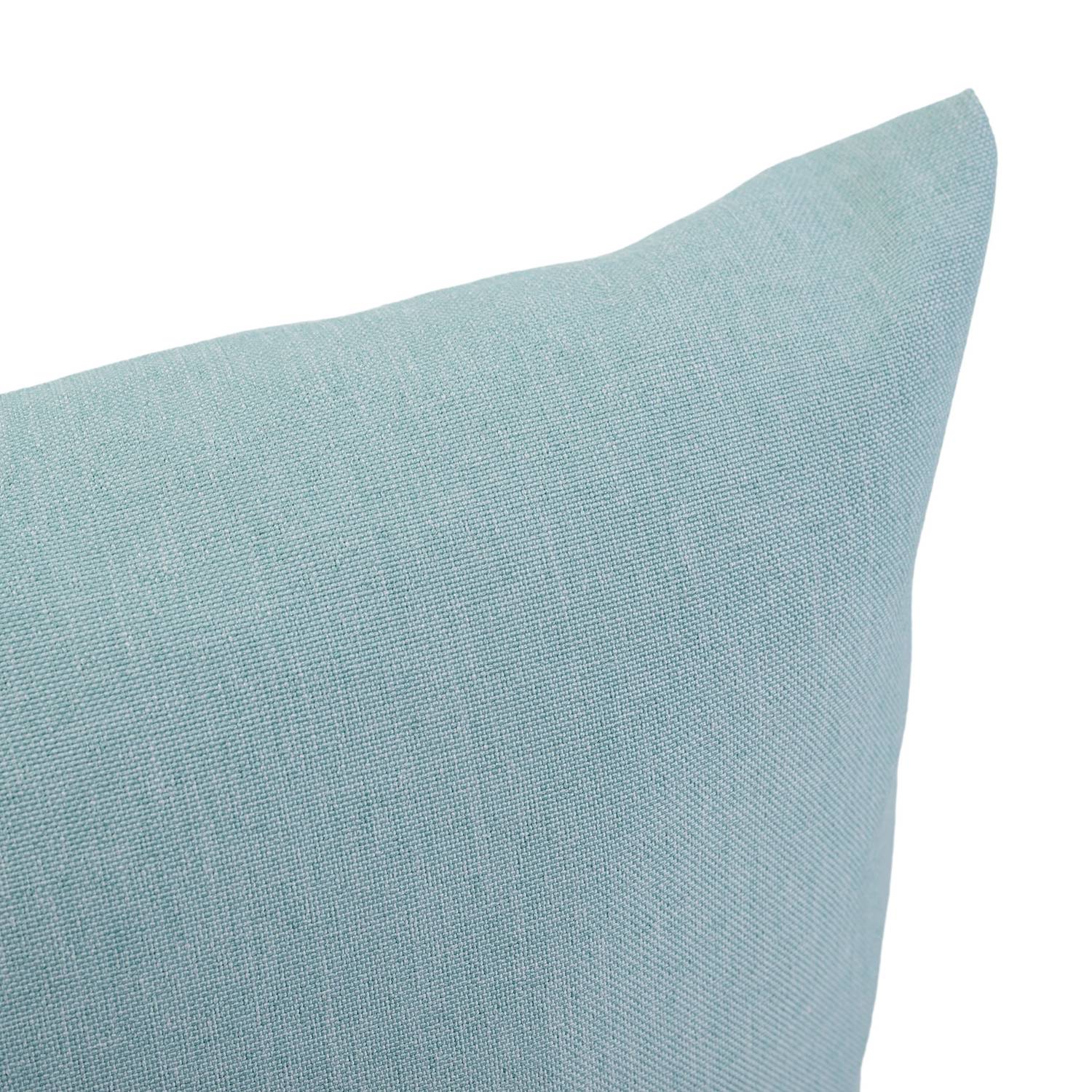 2x Milan Cushion Cover Synthetic Fibre Baby Blue 40 x 40 cm