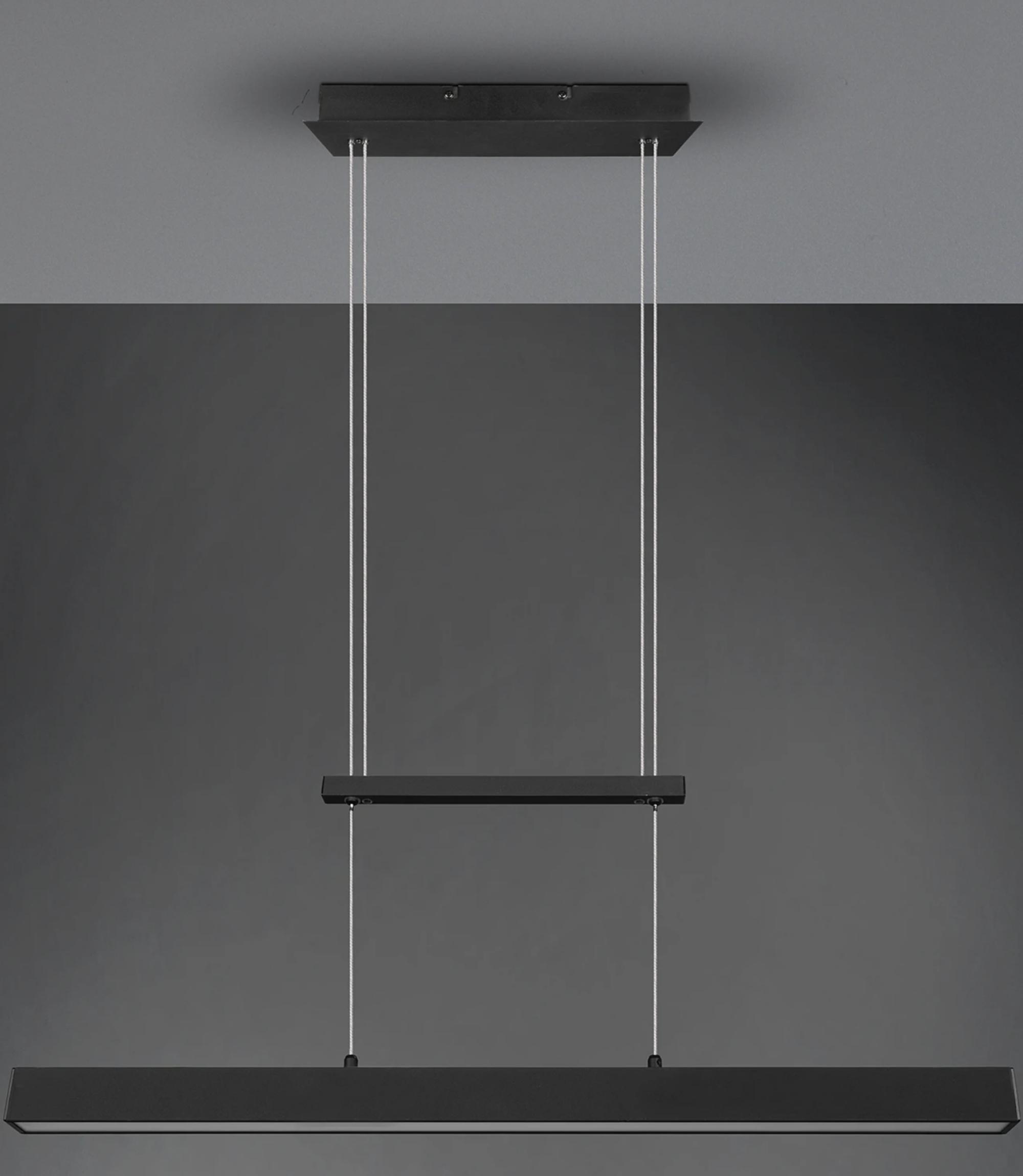 LED Minimalist Pendant Light Black