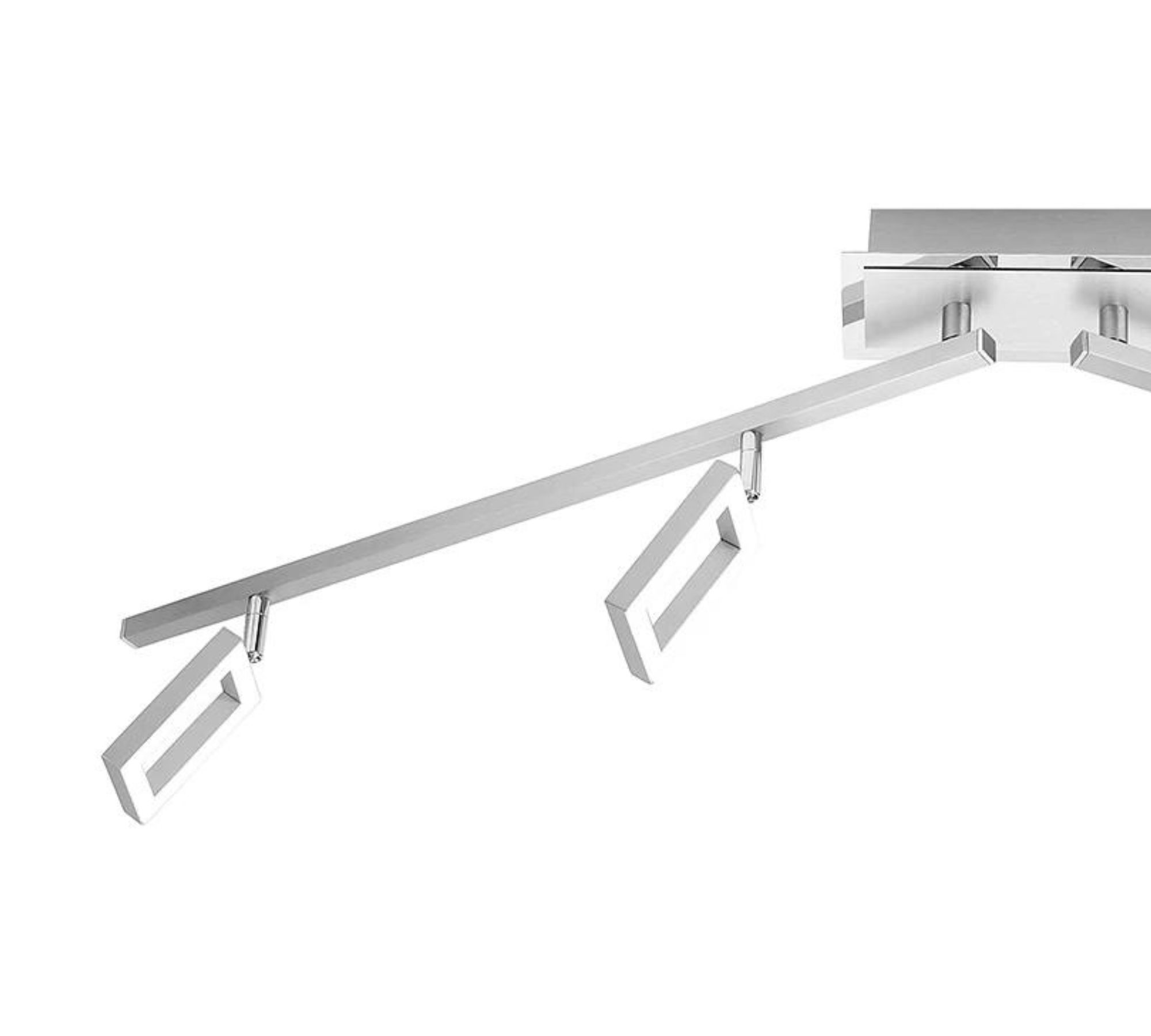 LED-Deckenleuchte Eisen Silber