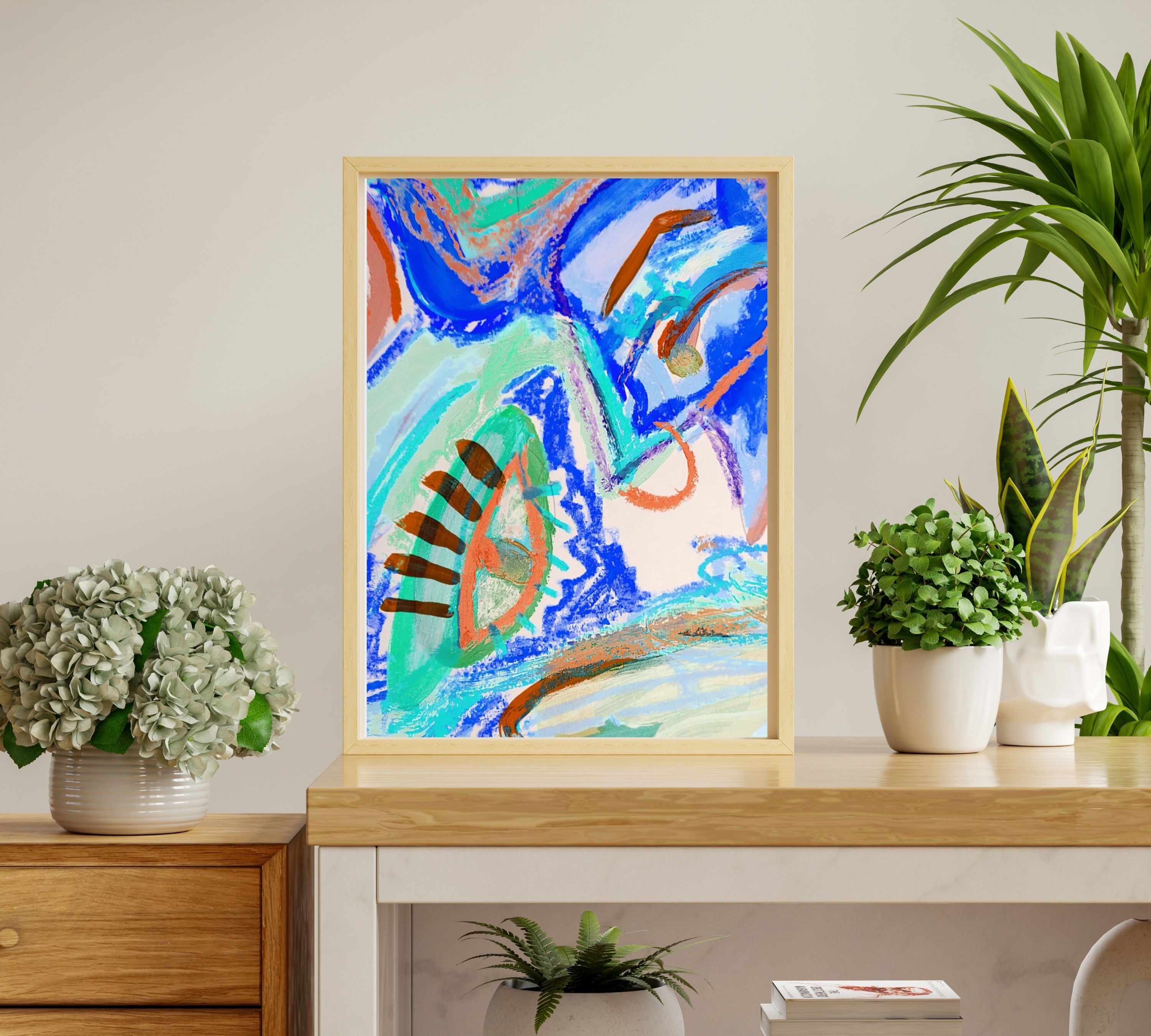 A Real Woman Kunstdruck Mehrfarbig