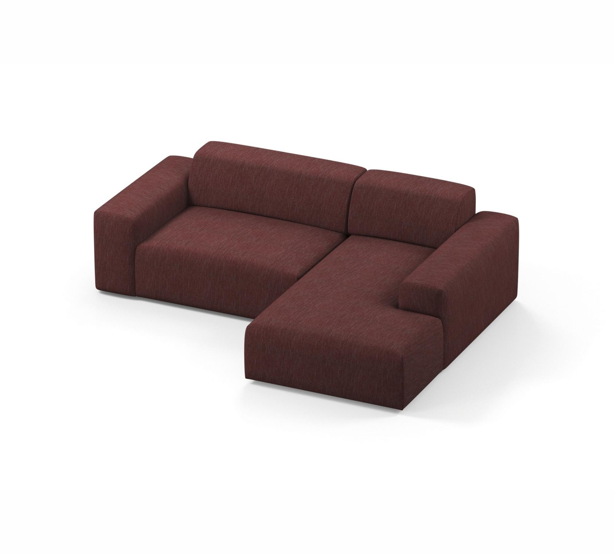 2-Sitzer Karen Récamiere Rechts Rot