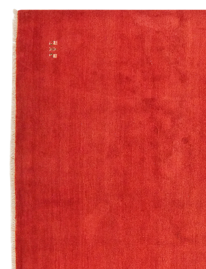 Tappeto Gabbeh lana rosso