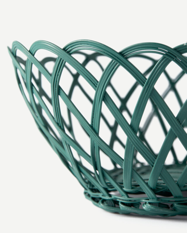 Bakkie Korb Oval Grün