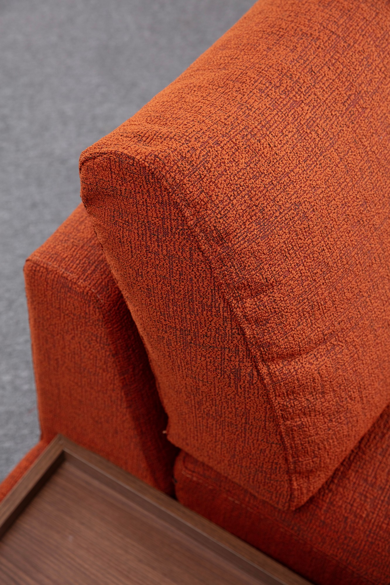 New Tulip Ecksofa 4-Sitzer Orange