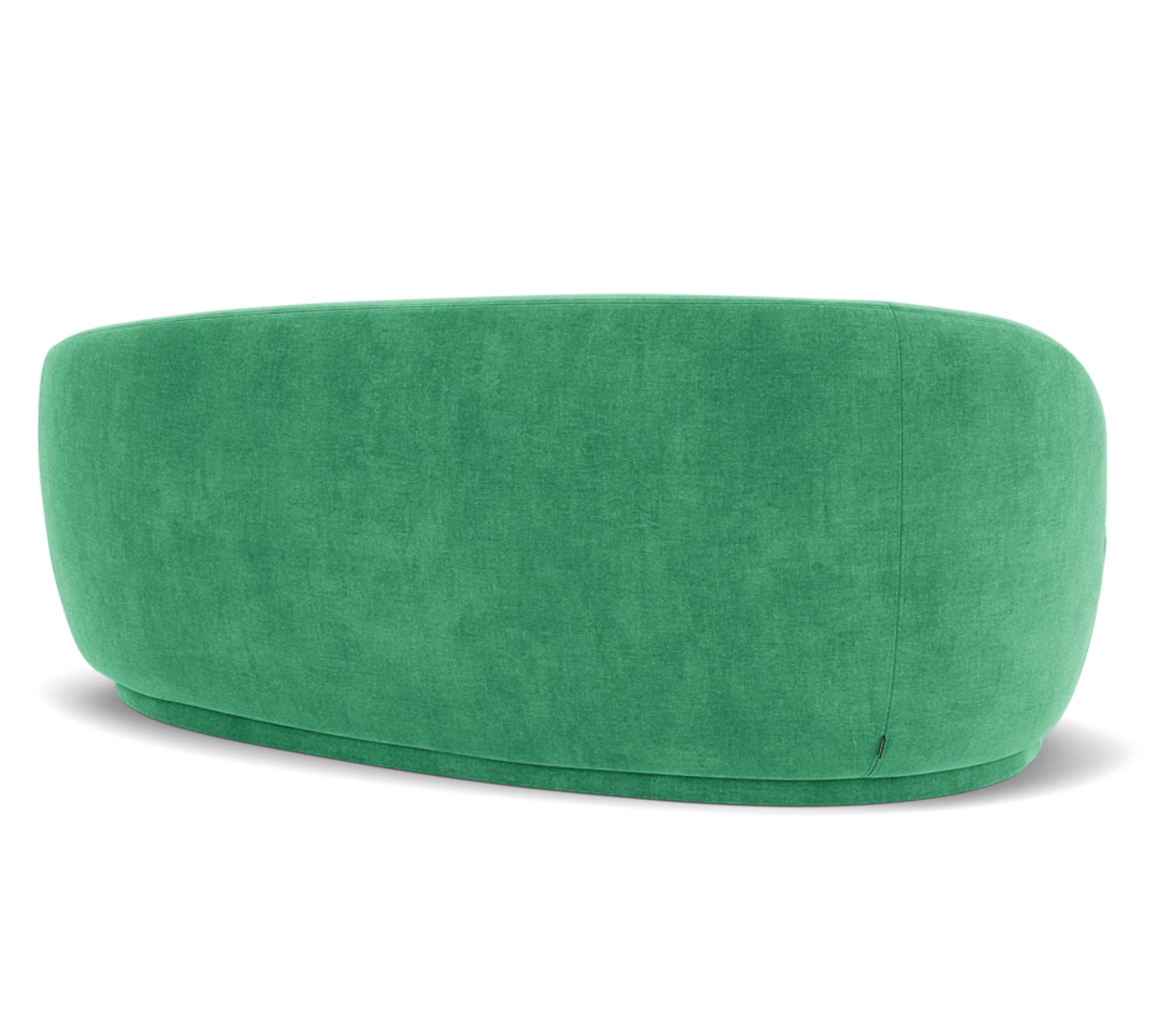 Rose Sofa 2,5-Sitzer Links Moss Grass Green