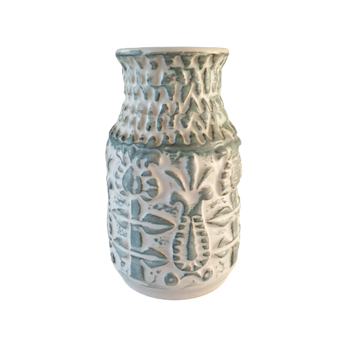 Vase Keramik Weiß