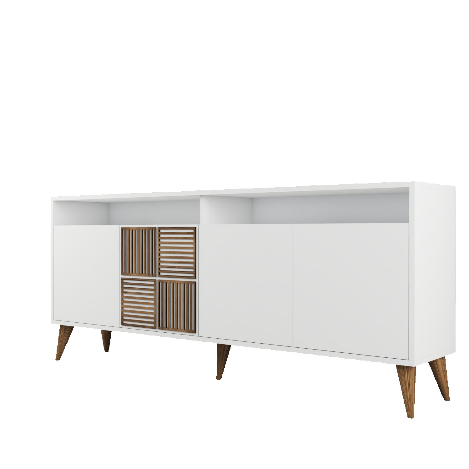 Milan Sideboard Weiß 180cm