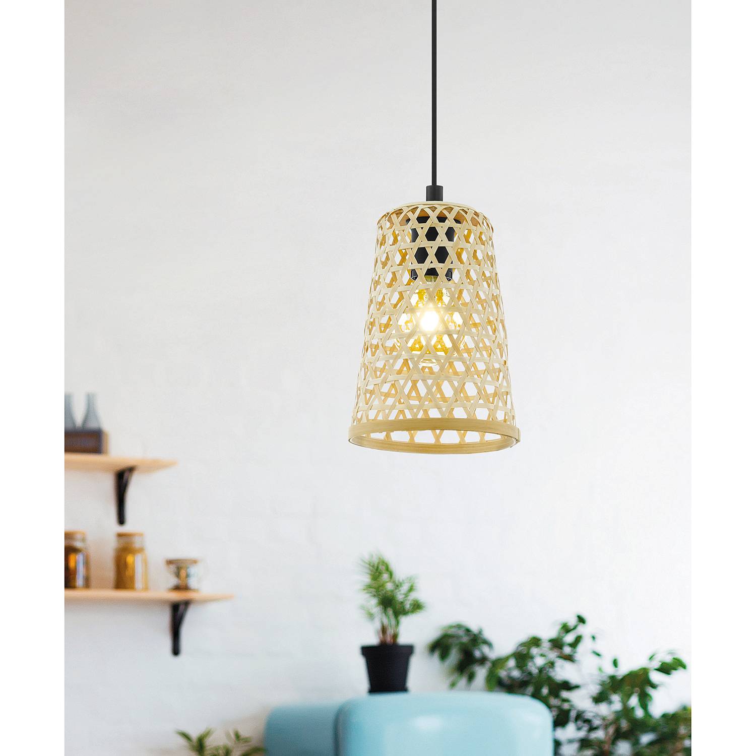 Pendant lamp Claverdon I Steel