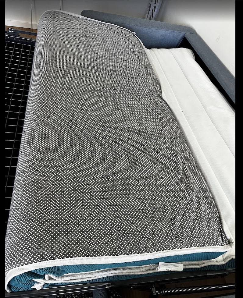 3-Seater Sofa Bed Blue
