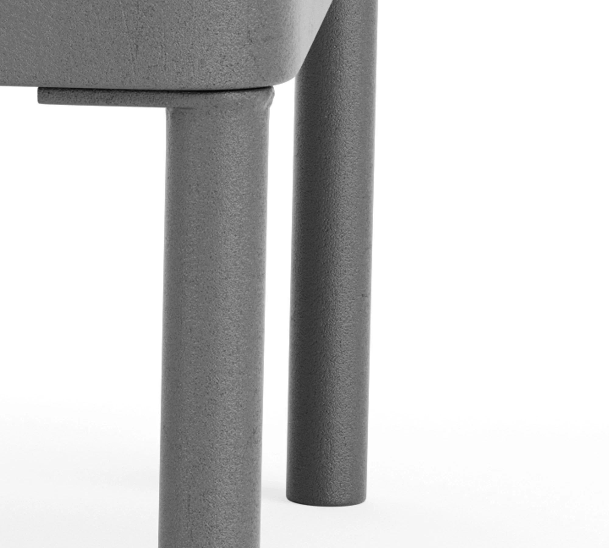 Hadley Outdoor Couchtisch Anthracite Grey Steel 60 x 70 cm