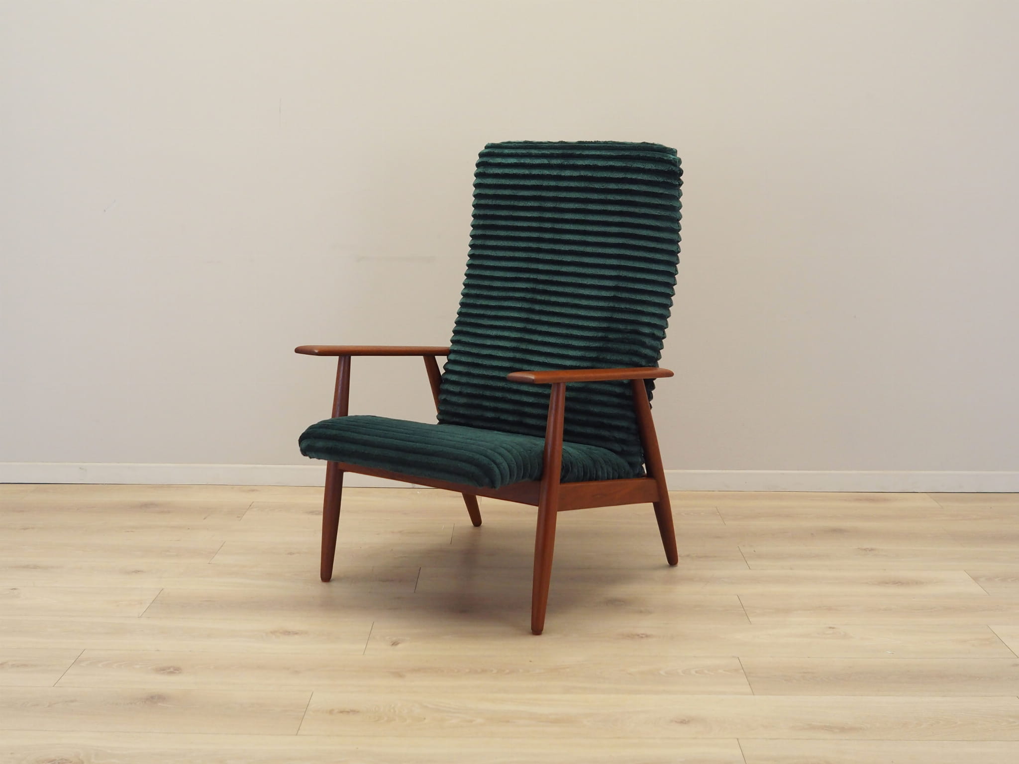 Armchair with armrests Velvet Green 1970s