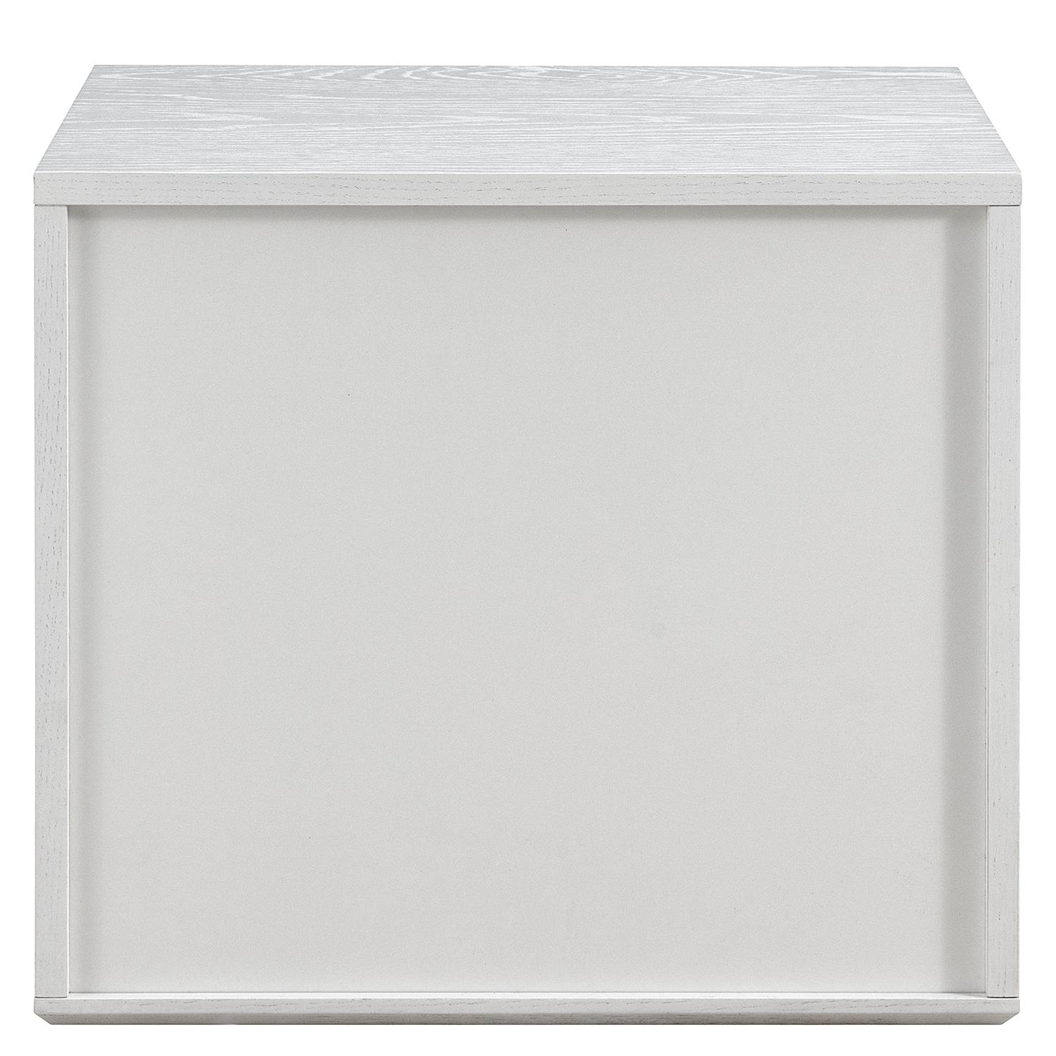 Nightstand Yolmeh Real wood veneer White