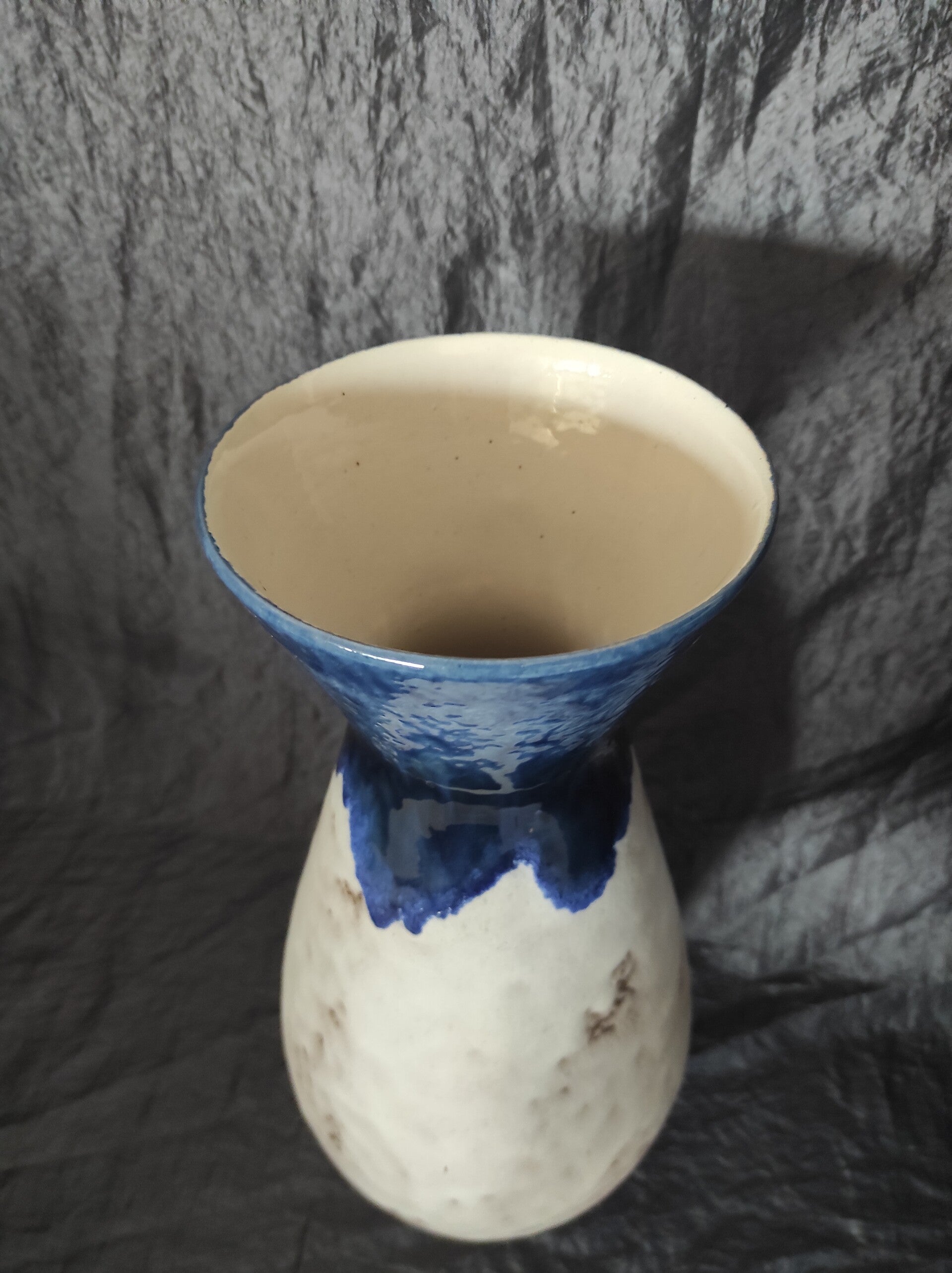 Vintage 432/40 Vase Keramik Blau 