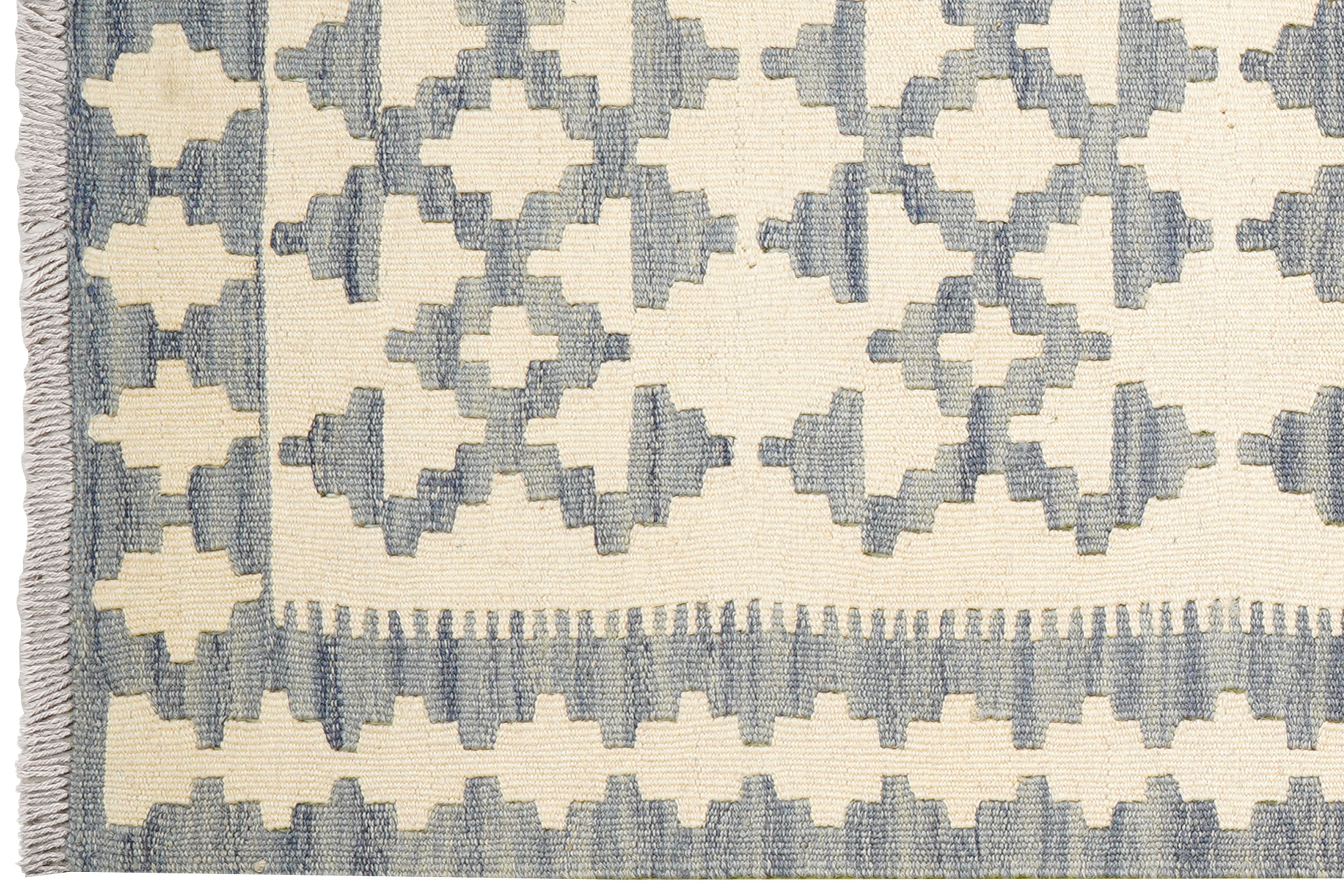 Kelim Gashgai Teppich Wolle Beige