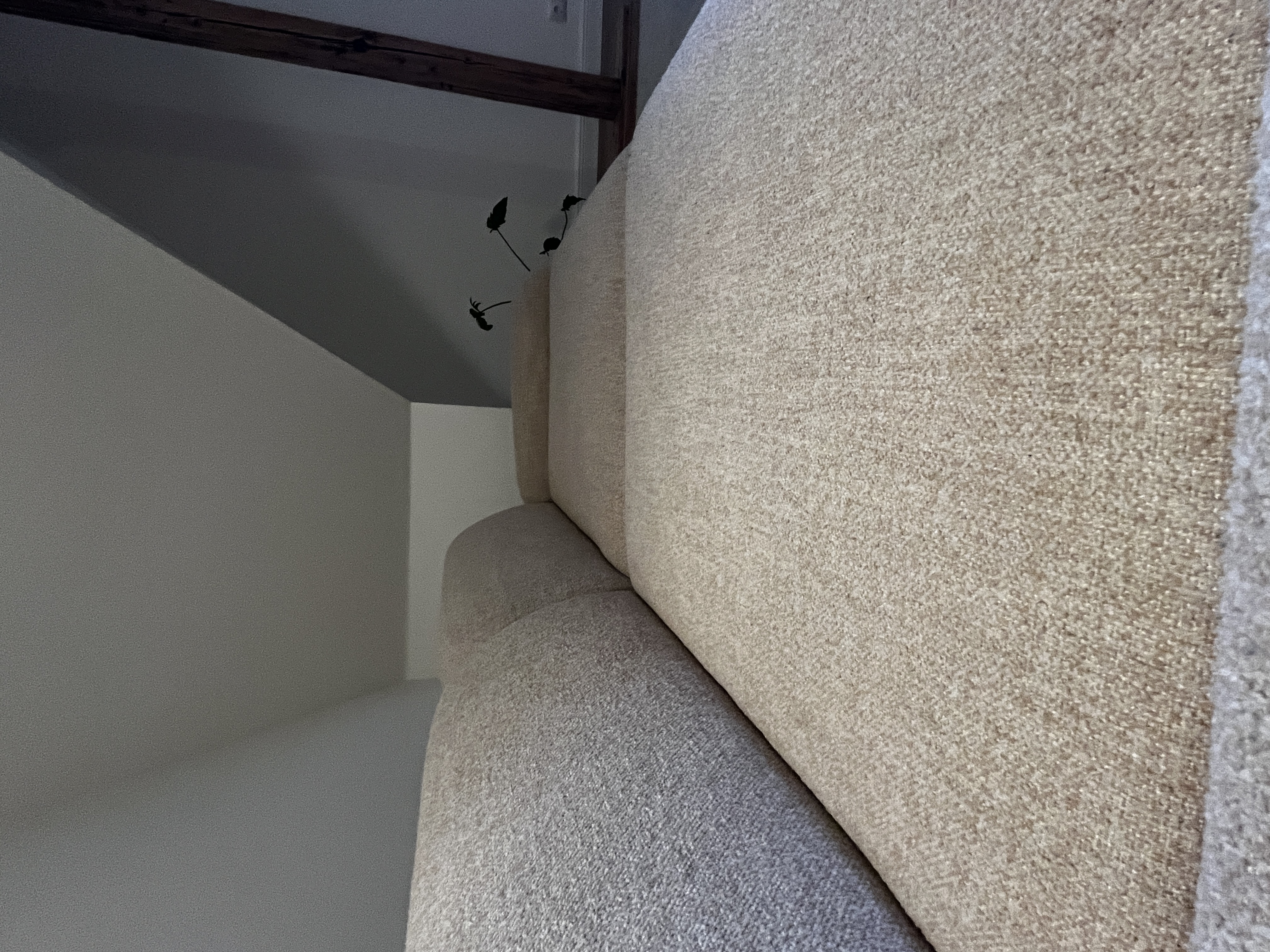 Sofa 3 Sitzer Bouclé Creme 