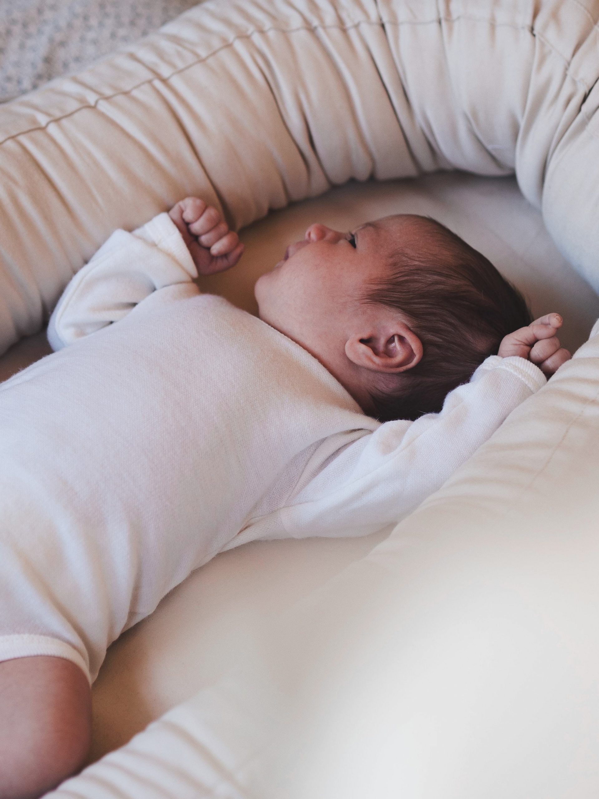 Babynest Bio-Baumwolle Kapok Beige