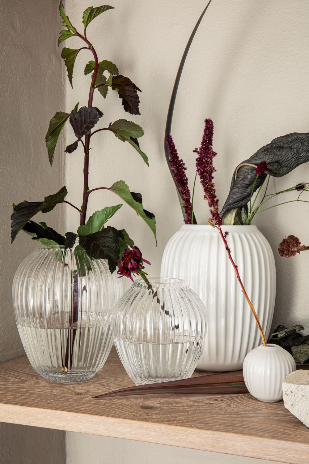 Hammershøi Glass Vase Transparent