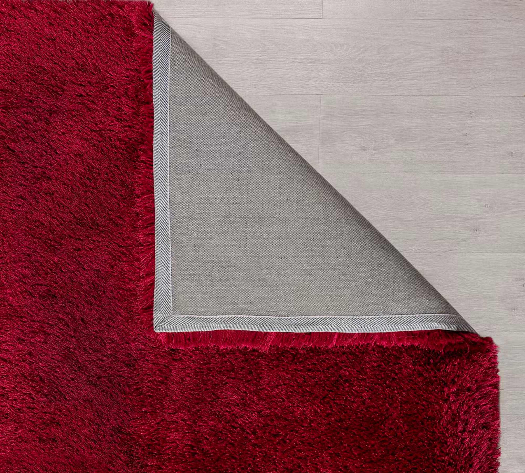 Pearl Teppich Kunstfaser Rot 120 x 170 cm