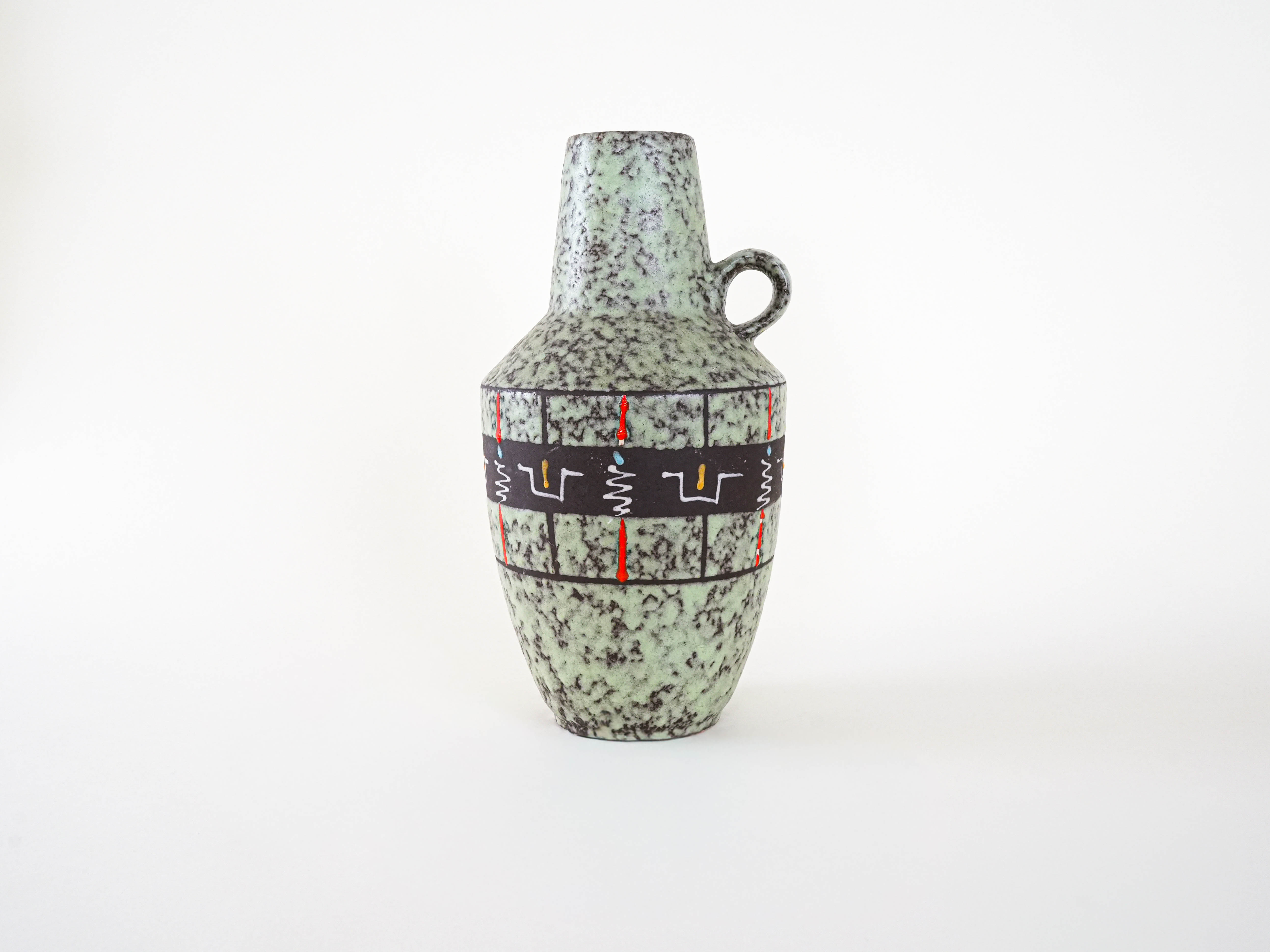 Keramikvase Grün