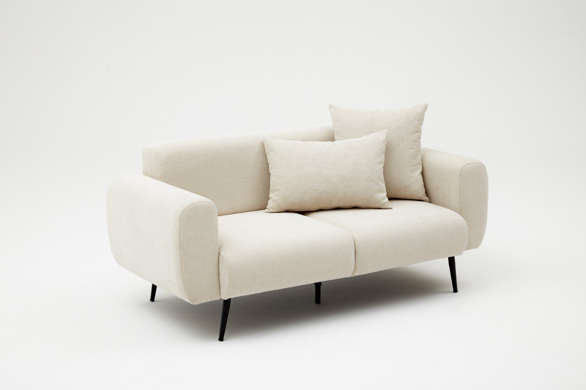 Side Sofa 2-Sitzer Creme